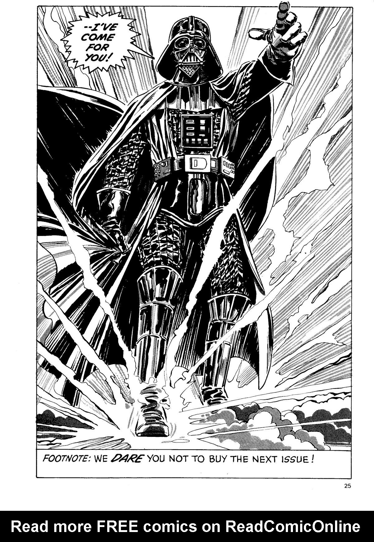 Read online Star Wars Weekly comic -  Issue #162 - 25