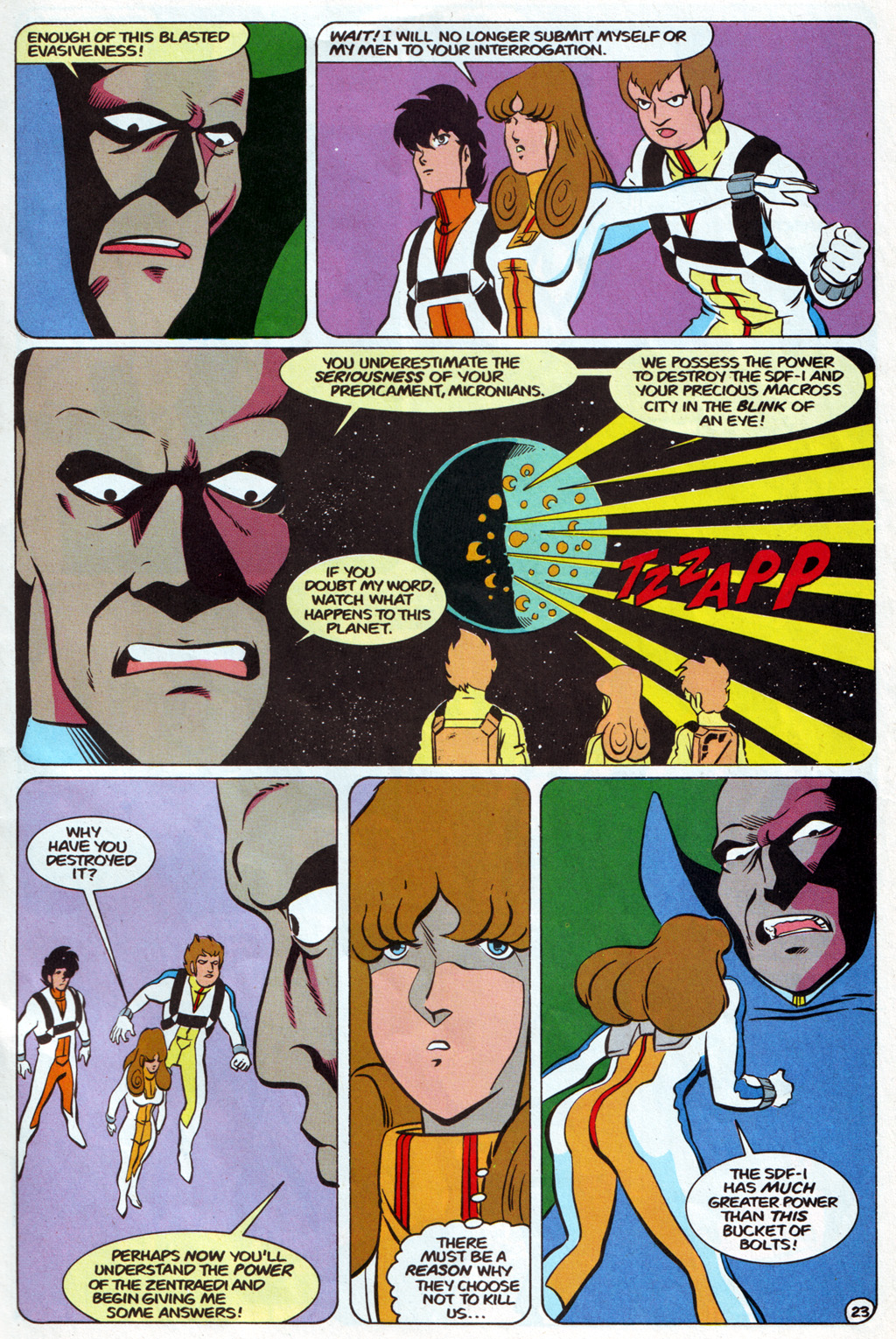 Read online Robotech The Macross Saga comic -  Issue #14 - 23