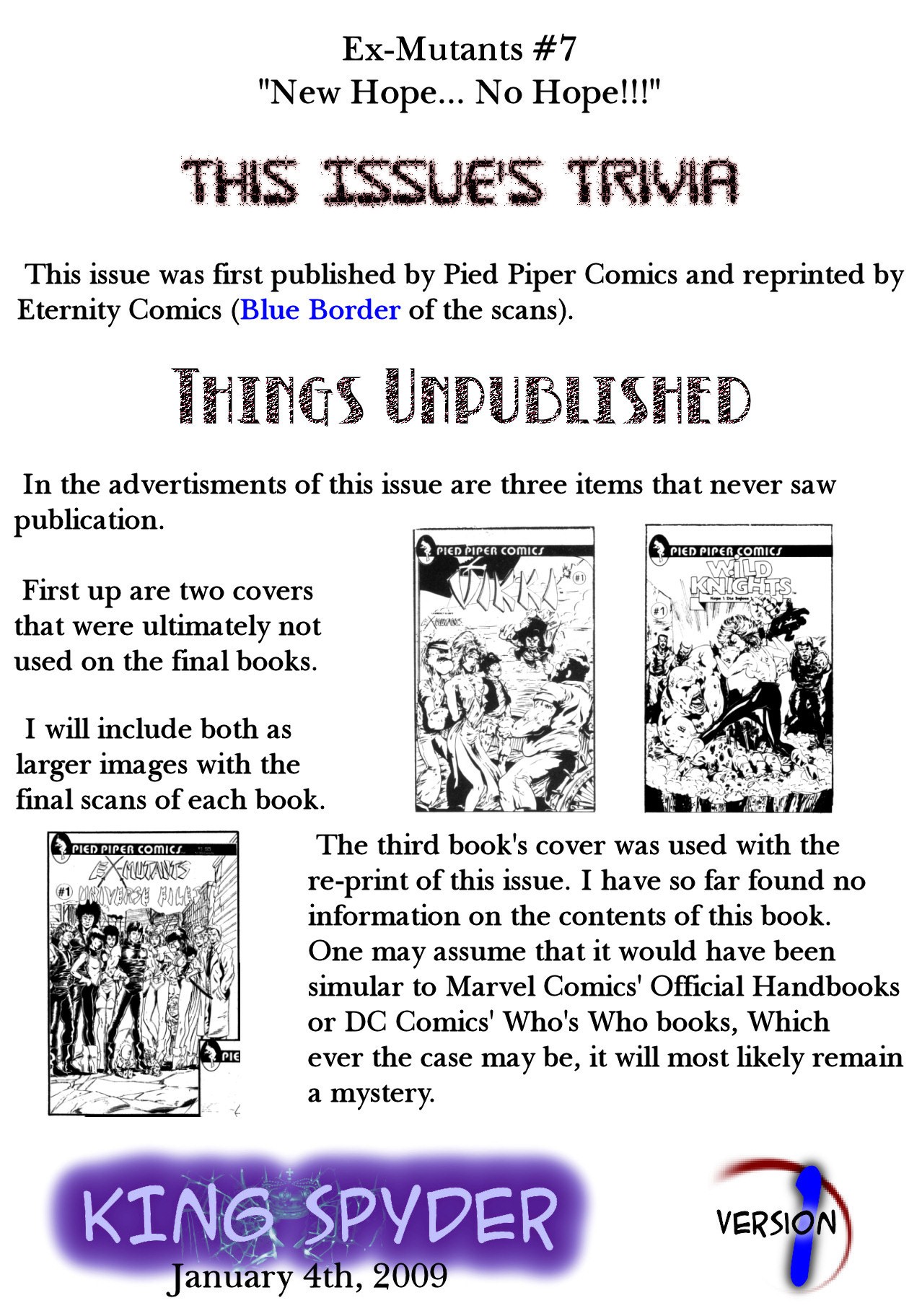 Read online Ex-Mutants (1986) comic -  Issue #7 - 2