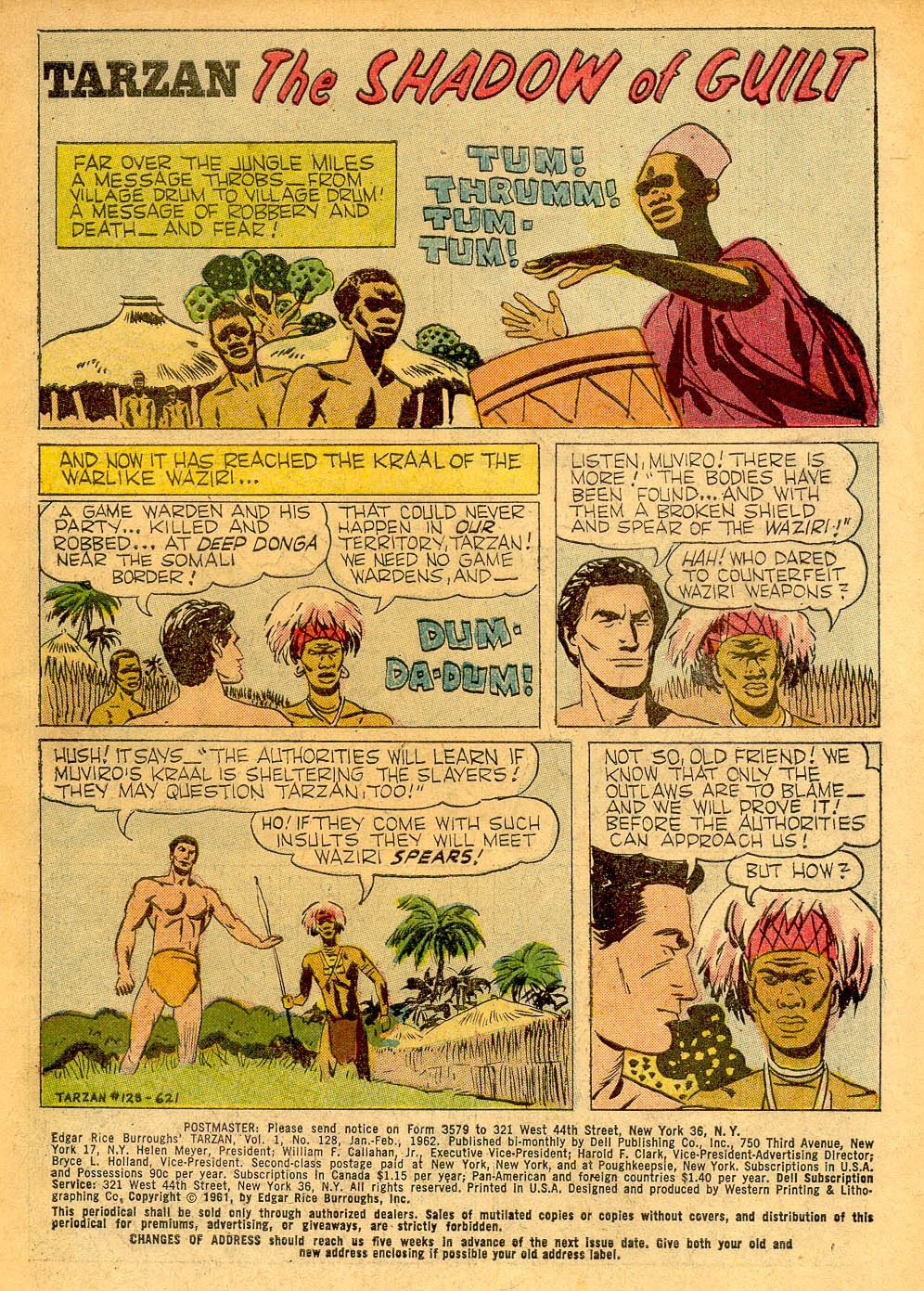 Read online Tarzan (1948) comic -  Issue #128 - 3