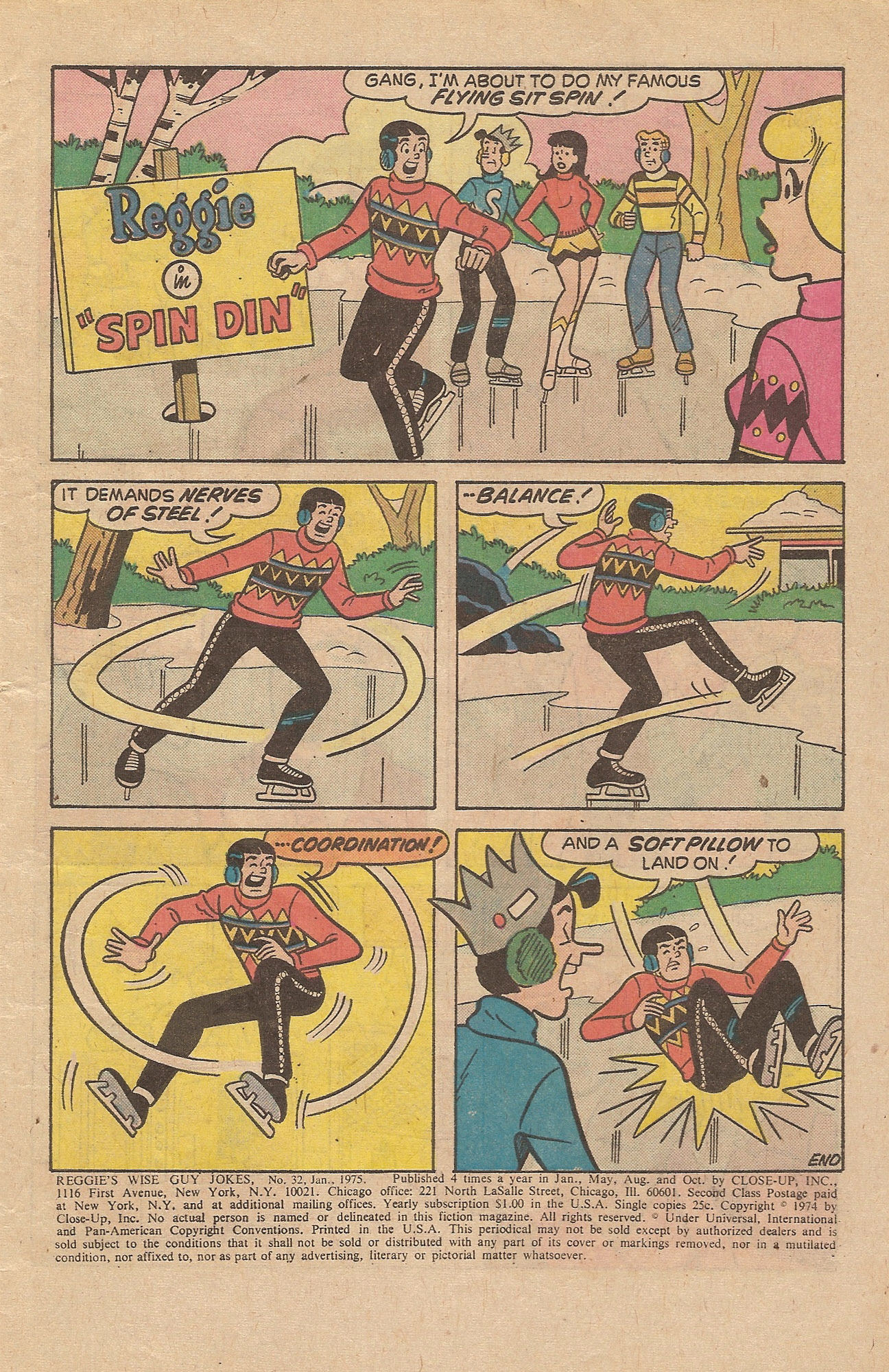 Read online Reggie's Wise Guy Jokes comic -  Issue #32 - 3