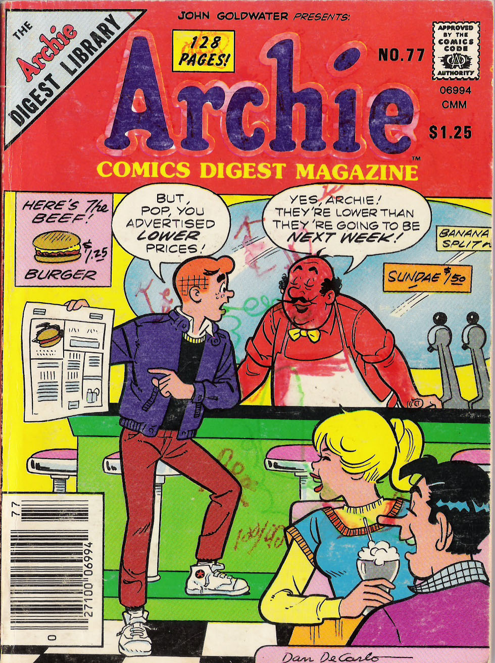 Read online Archie Digest Magazine comic -  Issue #77 - 1