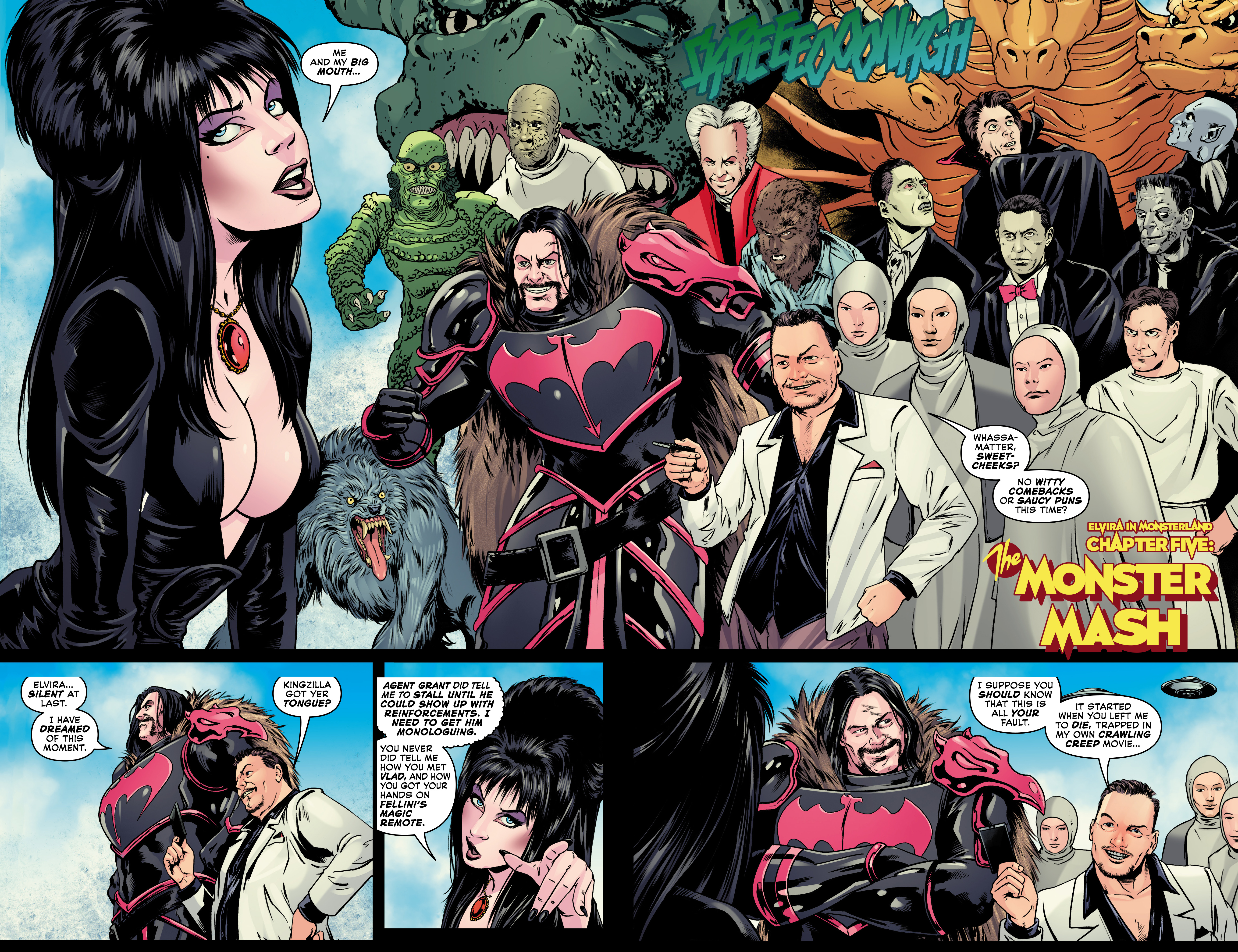 Read online Elvira in Monsterland comic -  Issue #5 - 7