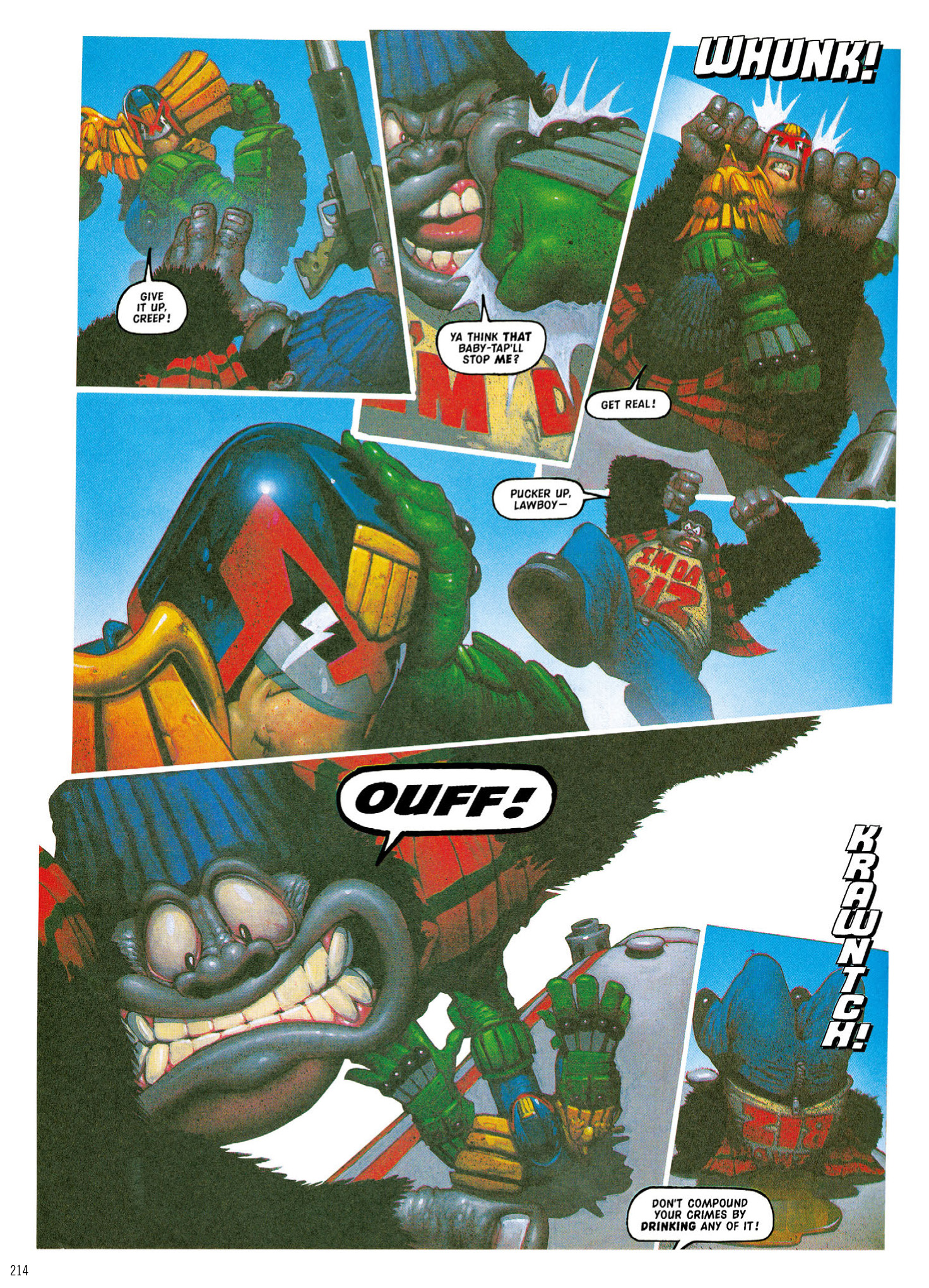 Read online Judge Dredd: The Complete Case Files comic -  Issue # TPB 29 - 216