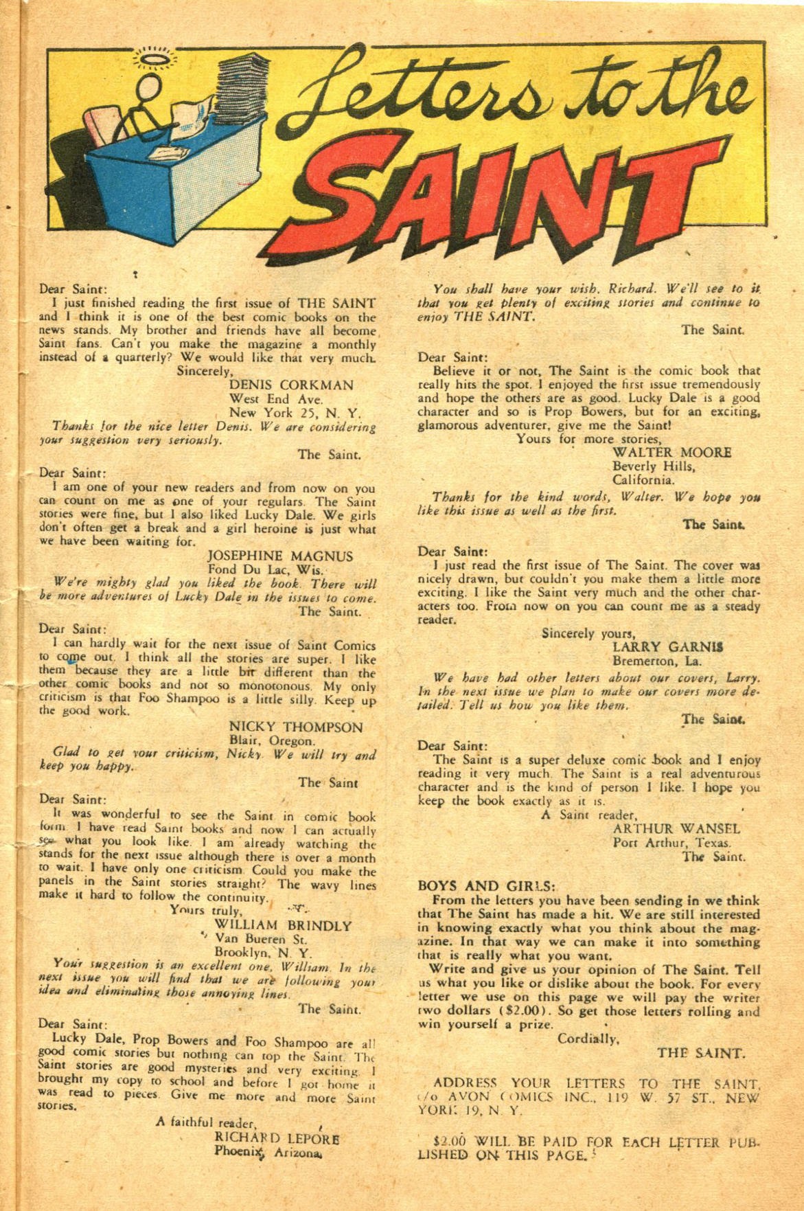 Read online The Saint (1947) comic -  Issue #2 - 33