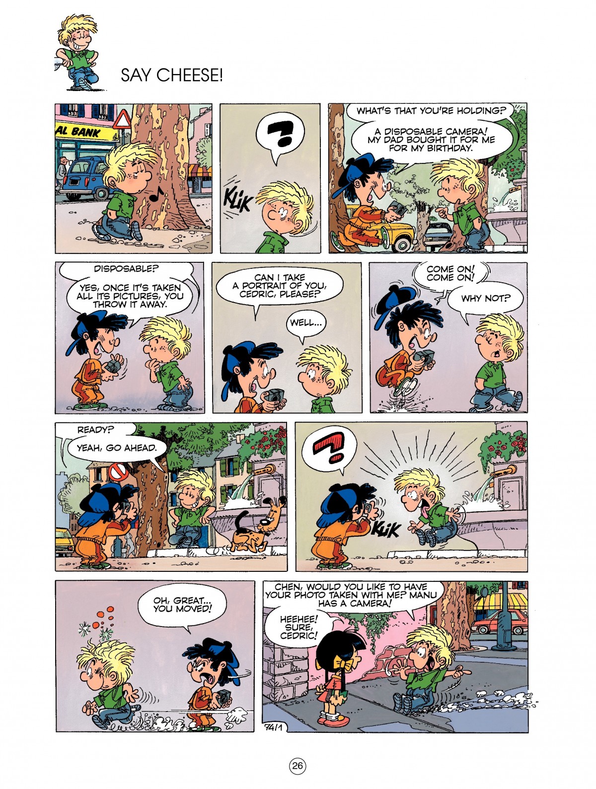 Read online Cedric comic -  Issue #4 - 26