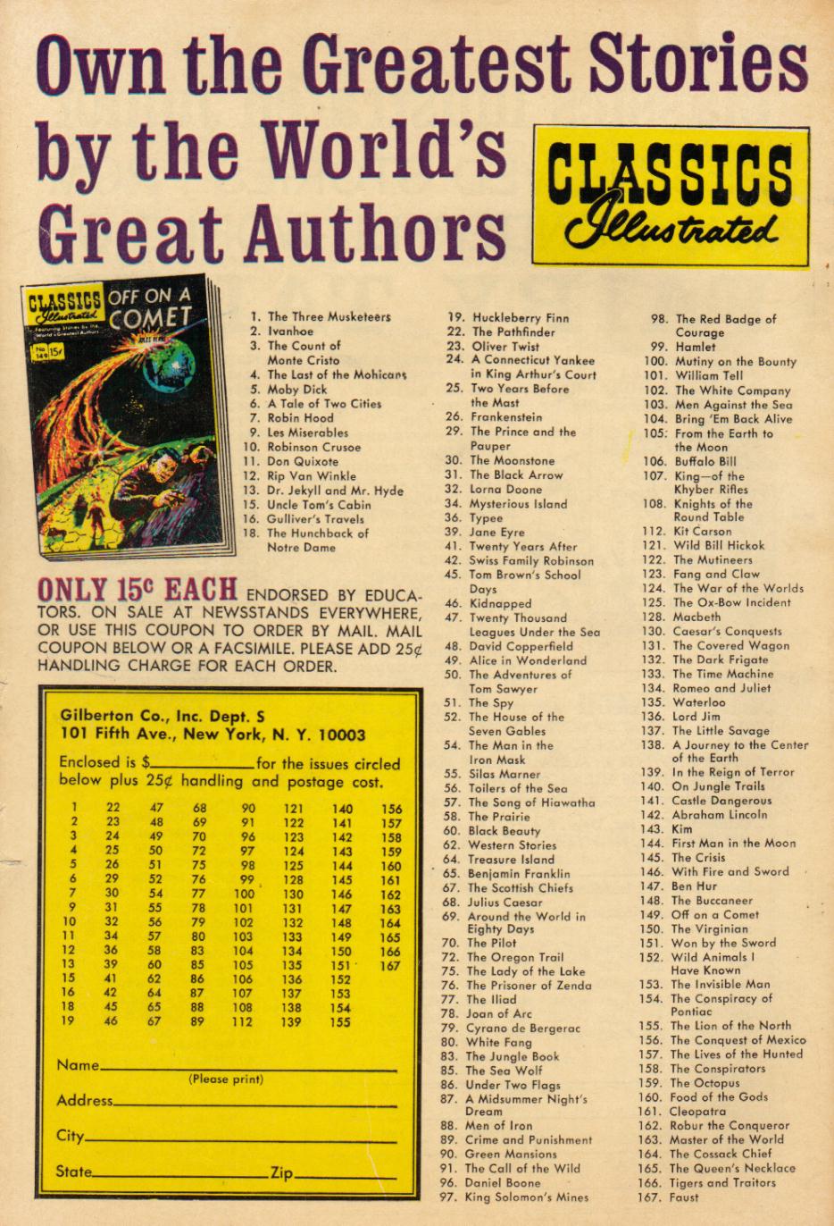 Read online Classics Illustrated comic -  Issue #45 - 52
