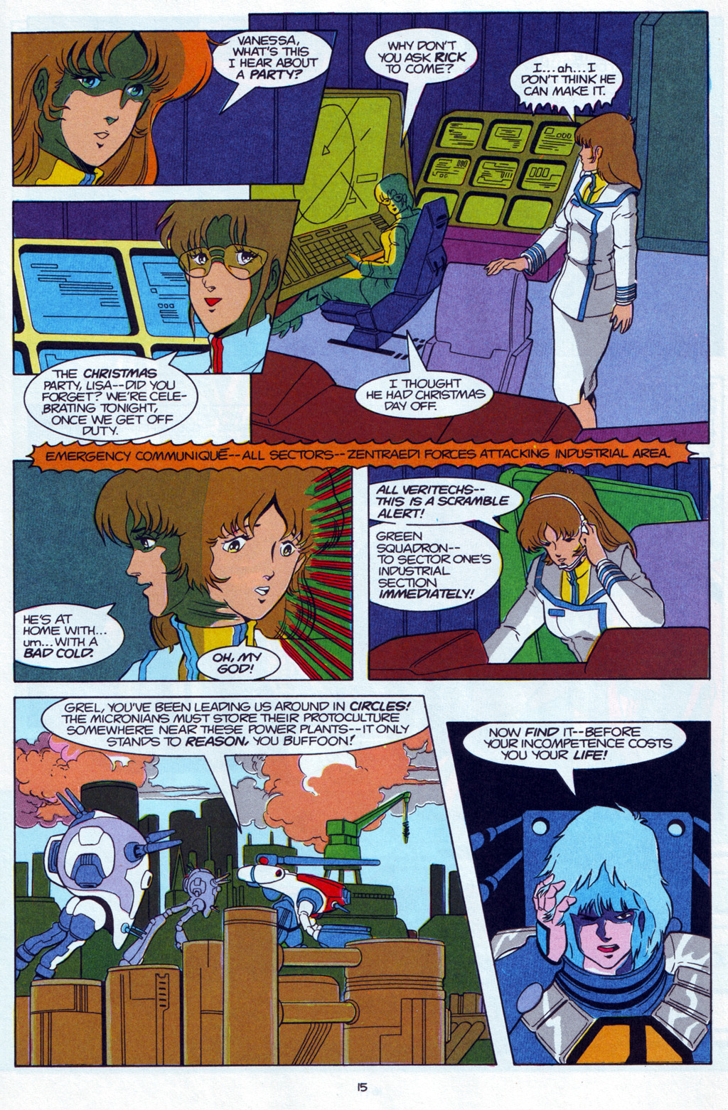Read online Robotech The Macross Saga comic -  Issue #35 - 16