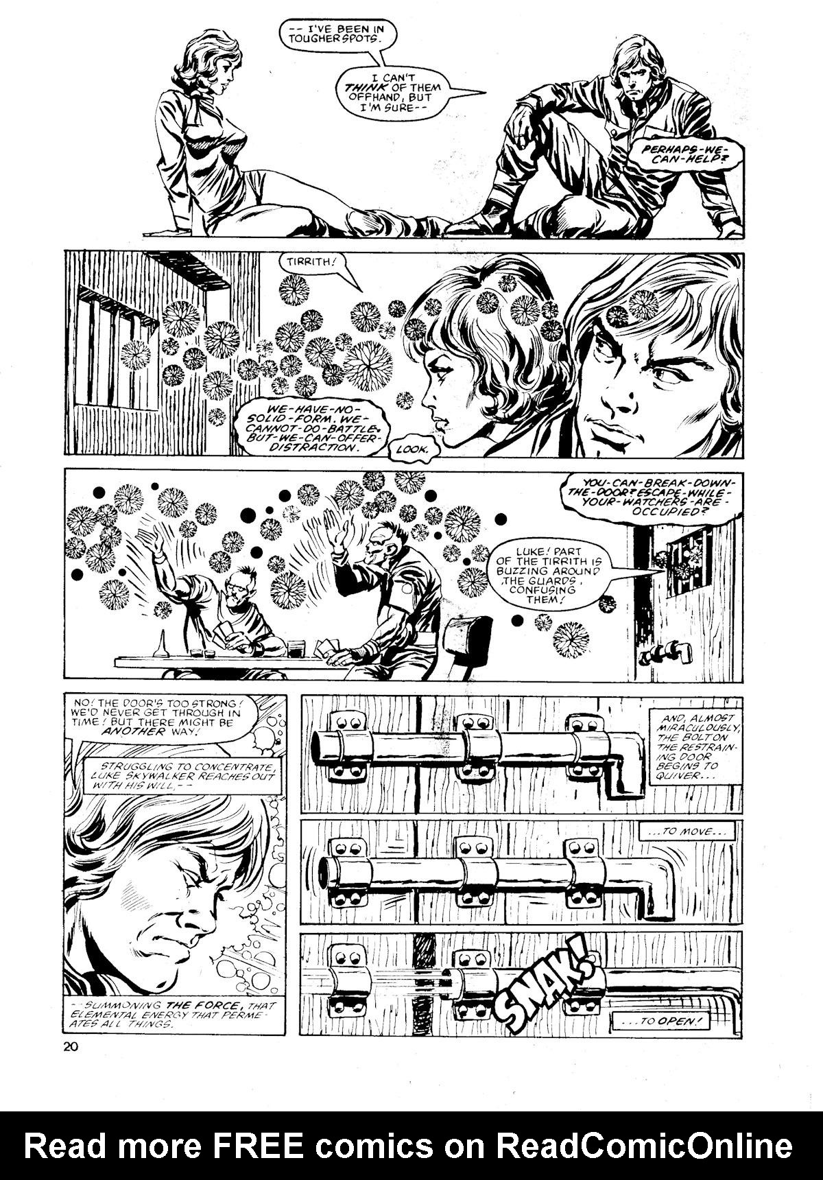 Read online Star Wars Weekly comic -  Issue #166 - 20
