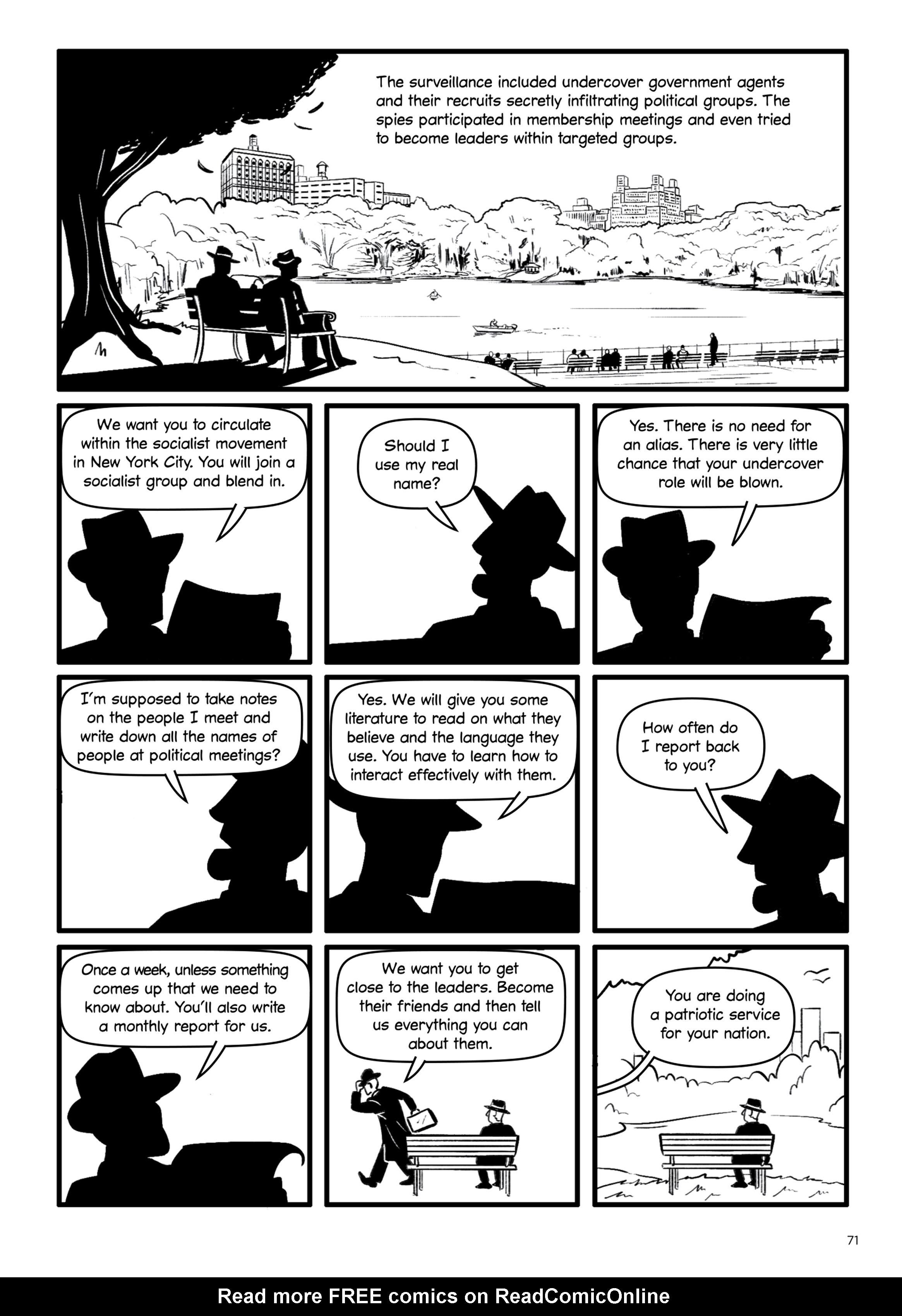 Read online The Machine Never Blinks: A Graphic History of Spying and Surveillance comic -  Issue # TPB - 81