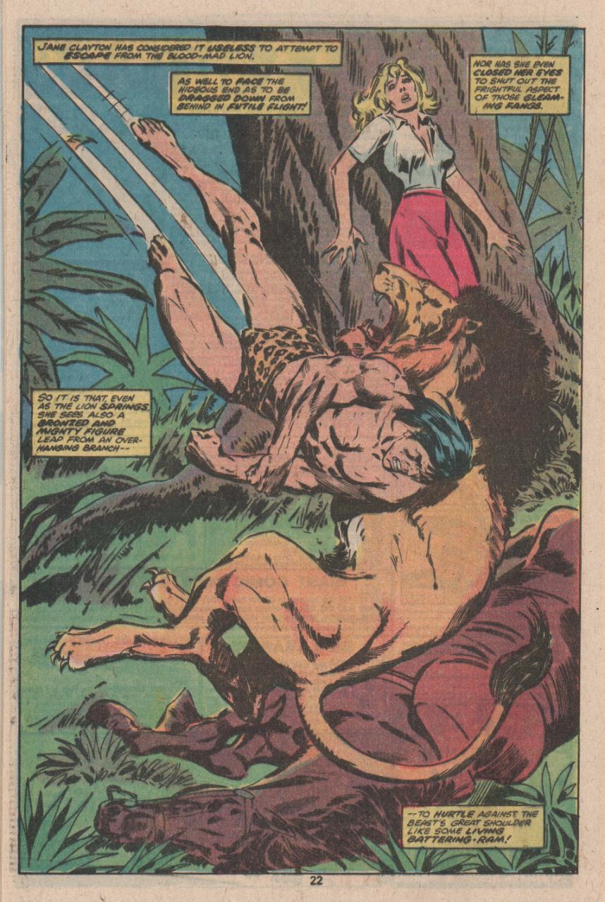 Read online Tarzan (1977) comic -  Issue #11 - 13