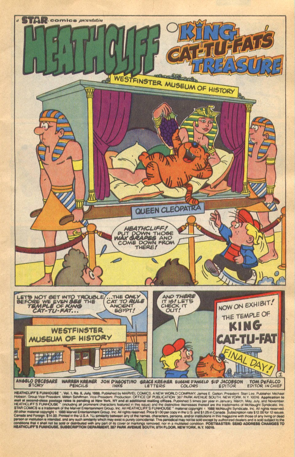 Read online Heathcliff's Funhouse comic -  Issue #8 - 2
