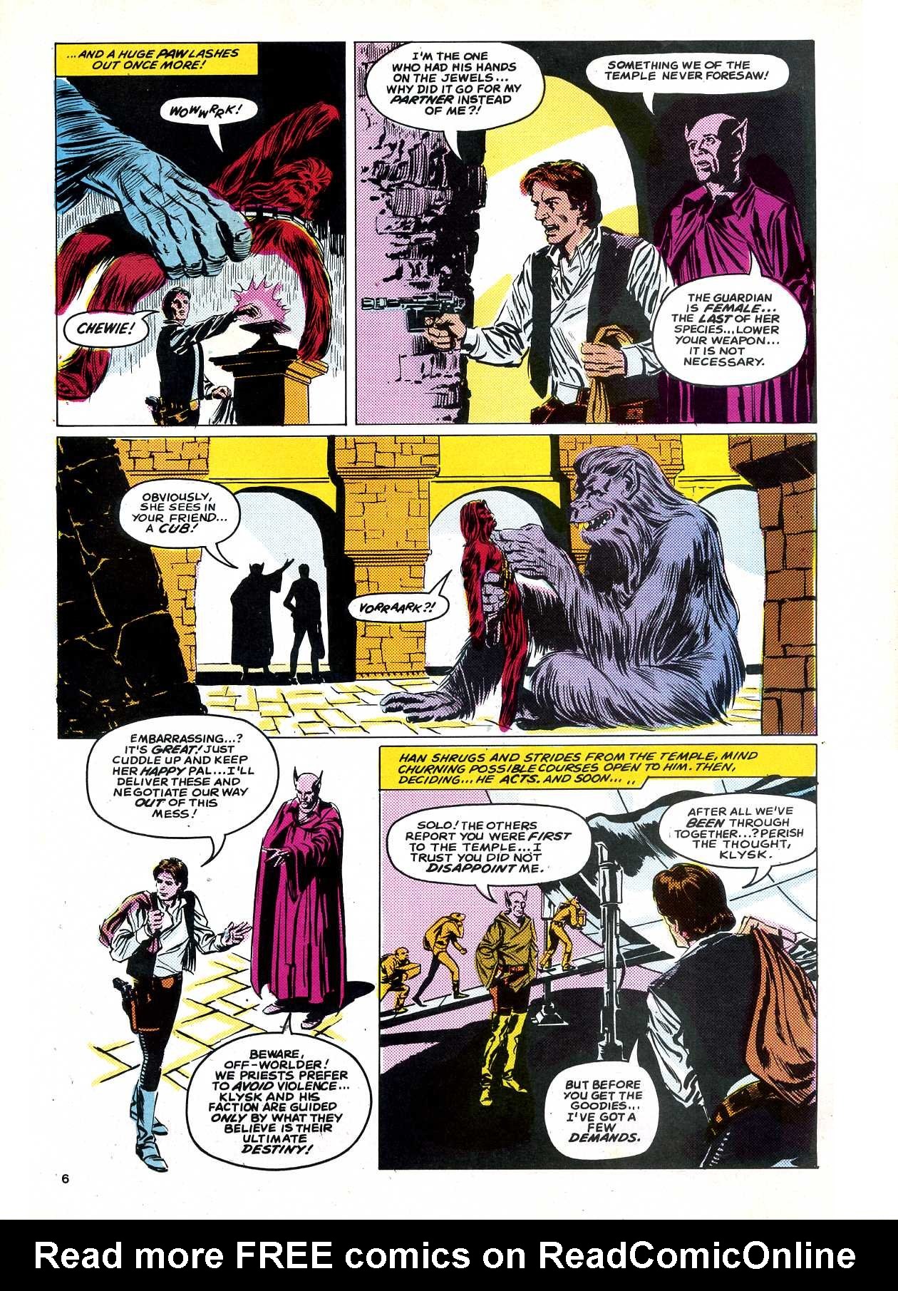 Read online Return of the Jedi comic -  Issue #141 - 6