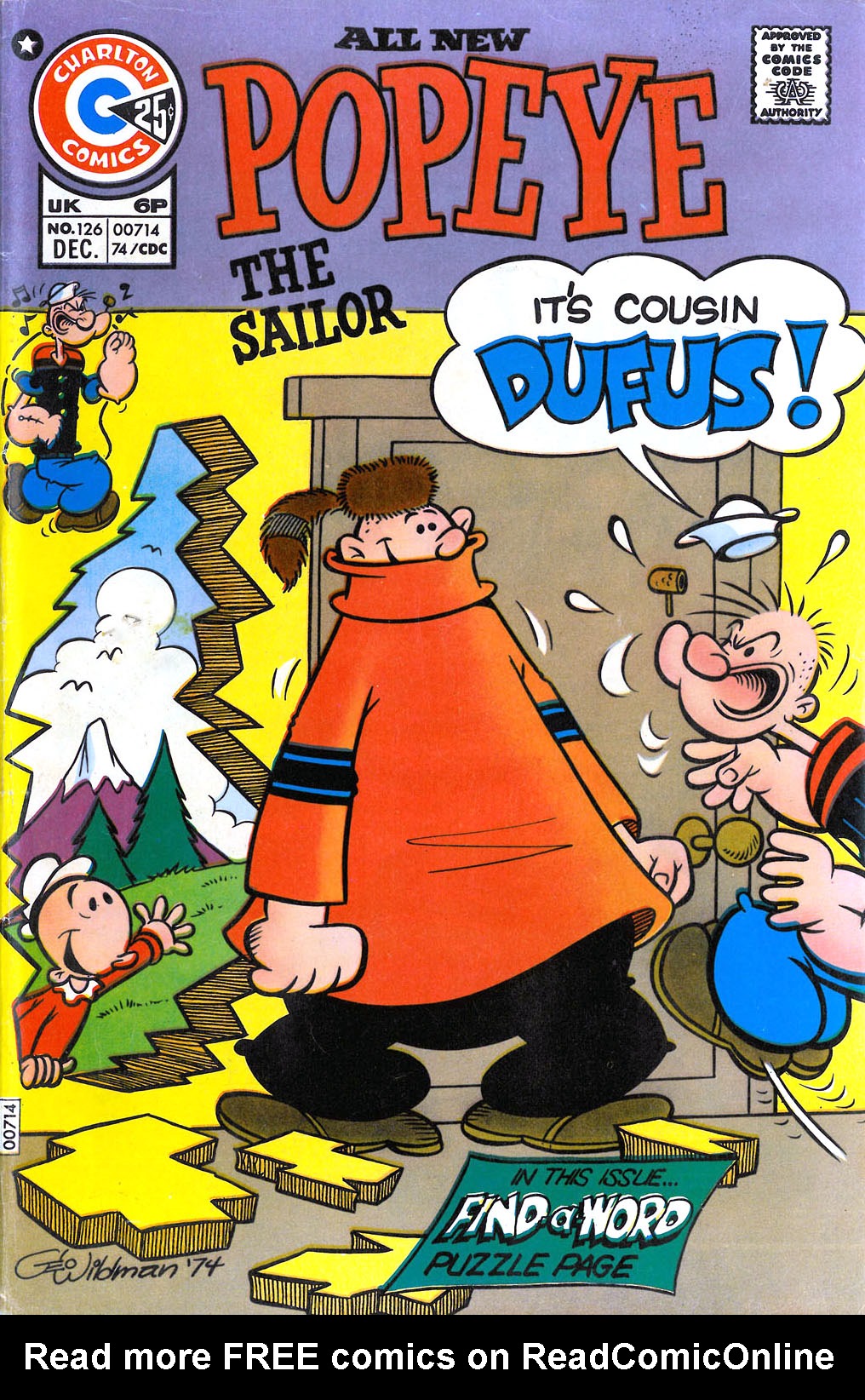 Read online Popeye (1948) comic -  Issue #126 - 1