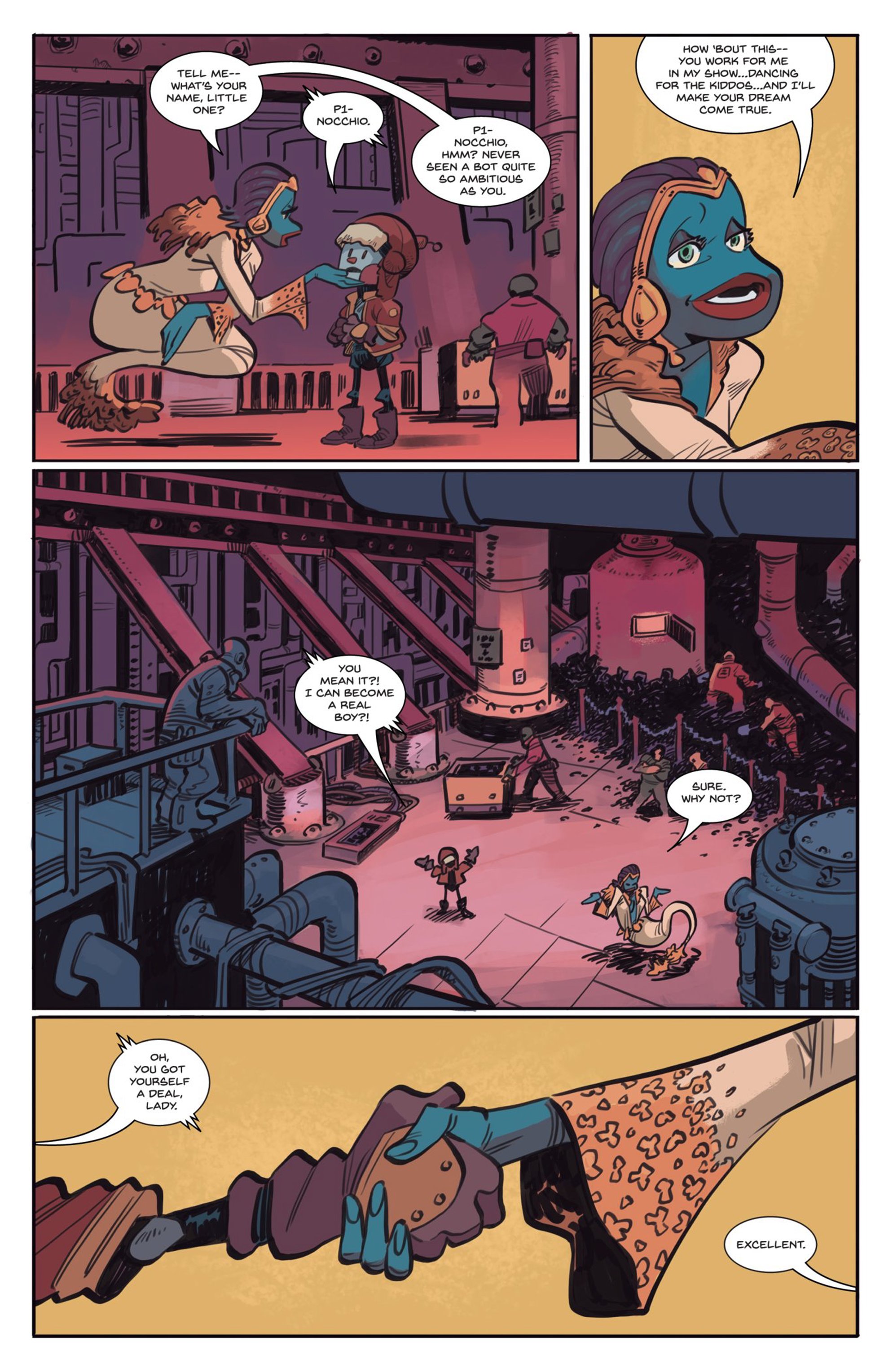 Read online Grimm Space P1-Nocchio comic -  Issue # Full - 9