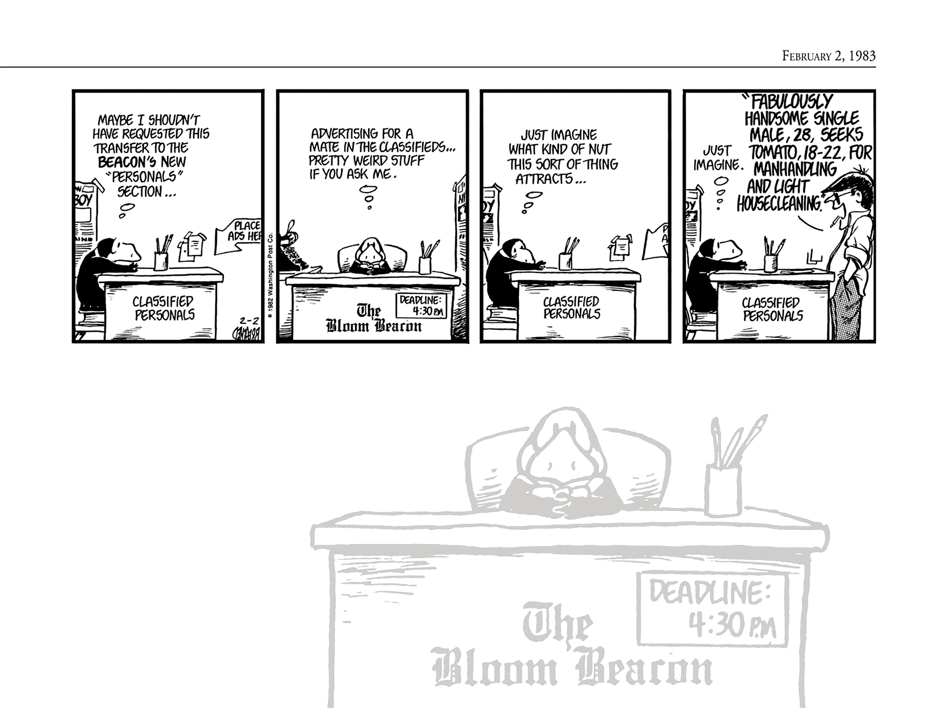 Read online The Bloom County Digital Library comic -  Issue # TPB 3 (Part 1) - 43