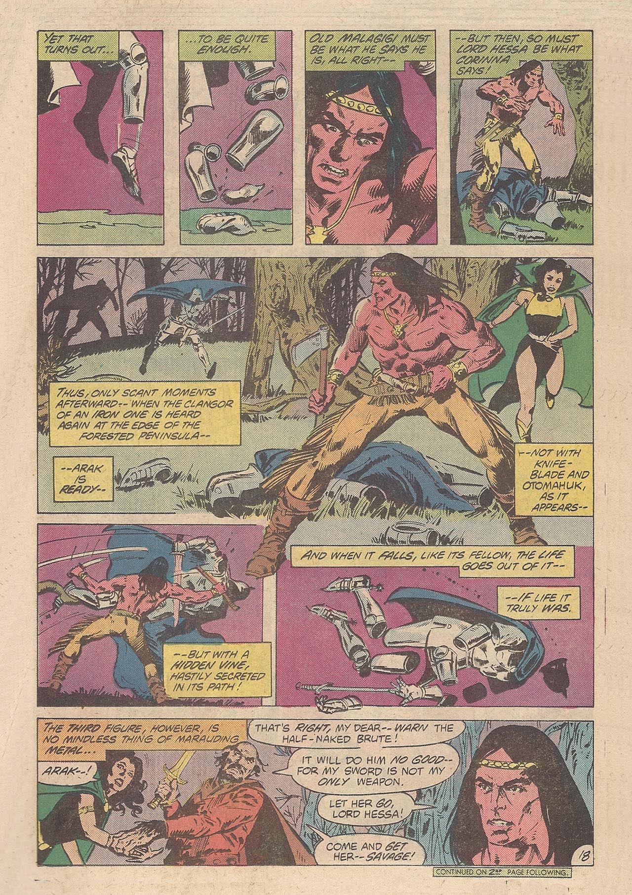 Read online Arak Son of Thunder comic -  Issue #2 - 22