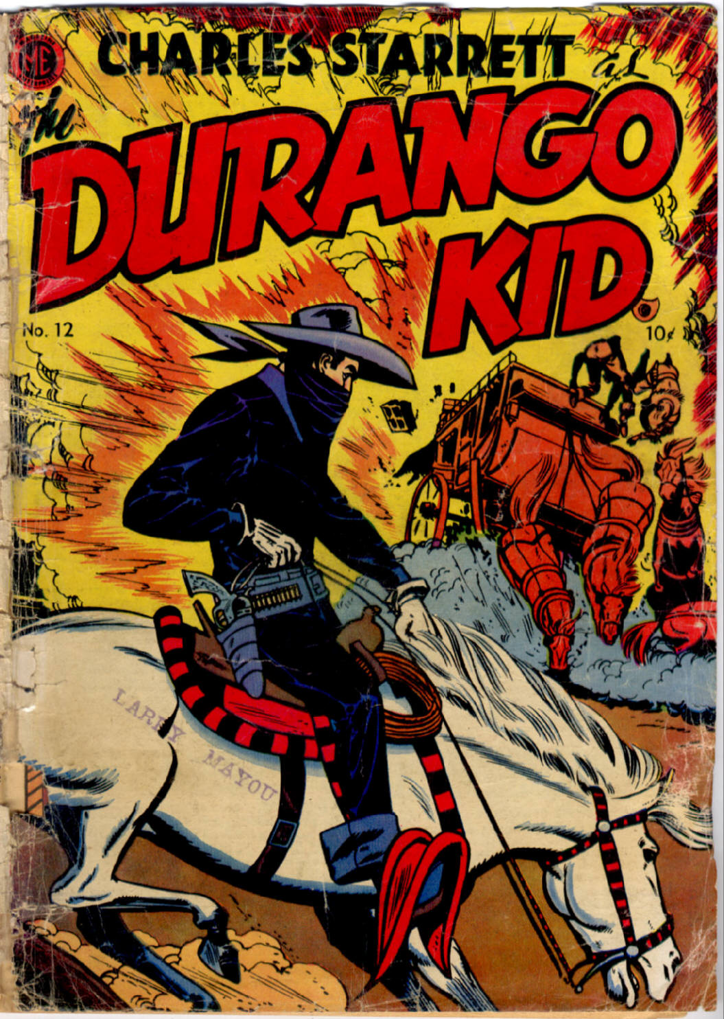 Read online Charles Starrett as The Durango Kid comic -  Issue #12 - 1