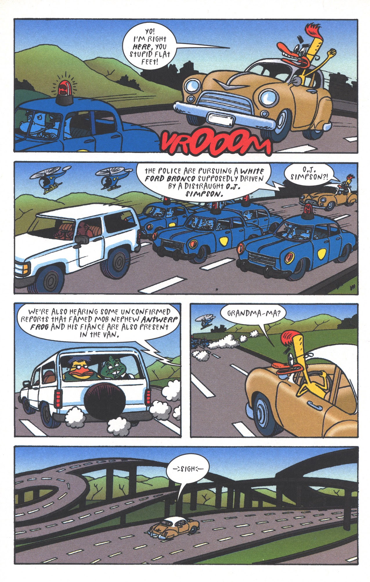 Read online Duckman : The Mob Frog Saga comic -  Issue #2 - 16