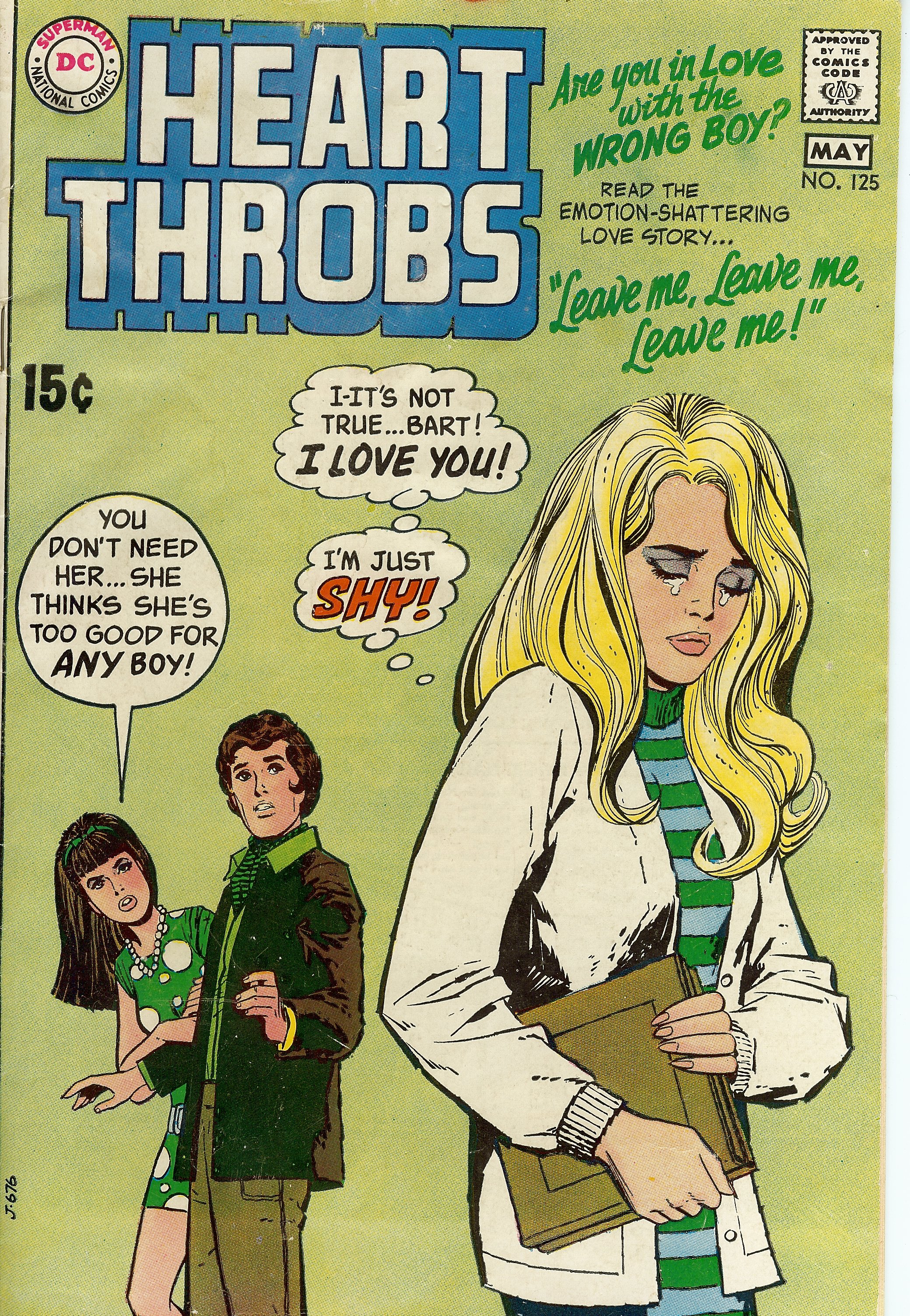 Read online Heart Throbs comic -  Issue #125 - 1