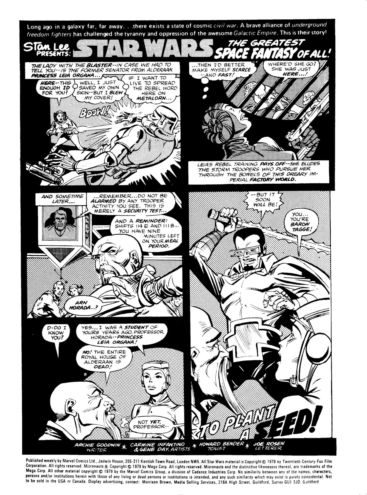 Read online Star Wars Weekly comic -  Issue #72 - 2