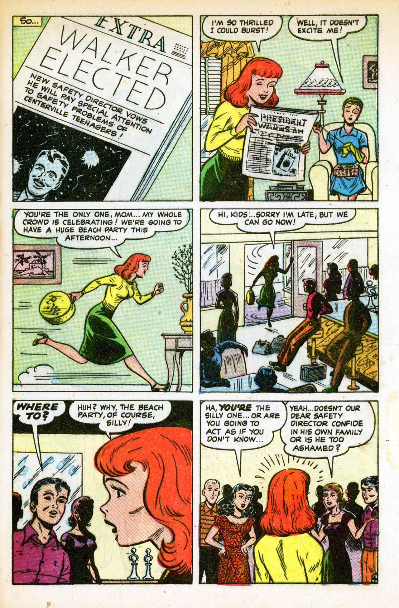 Read online Patsy Walker comic -  Issue #41 - 43