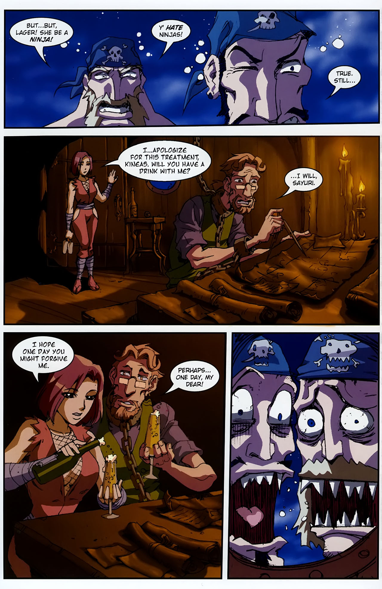 Read online Pirates vs. Ninjas II comic -  Issue #6 - 20