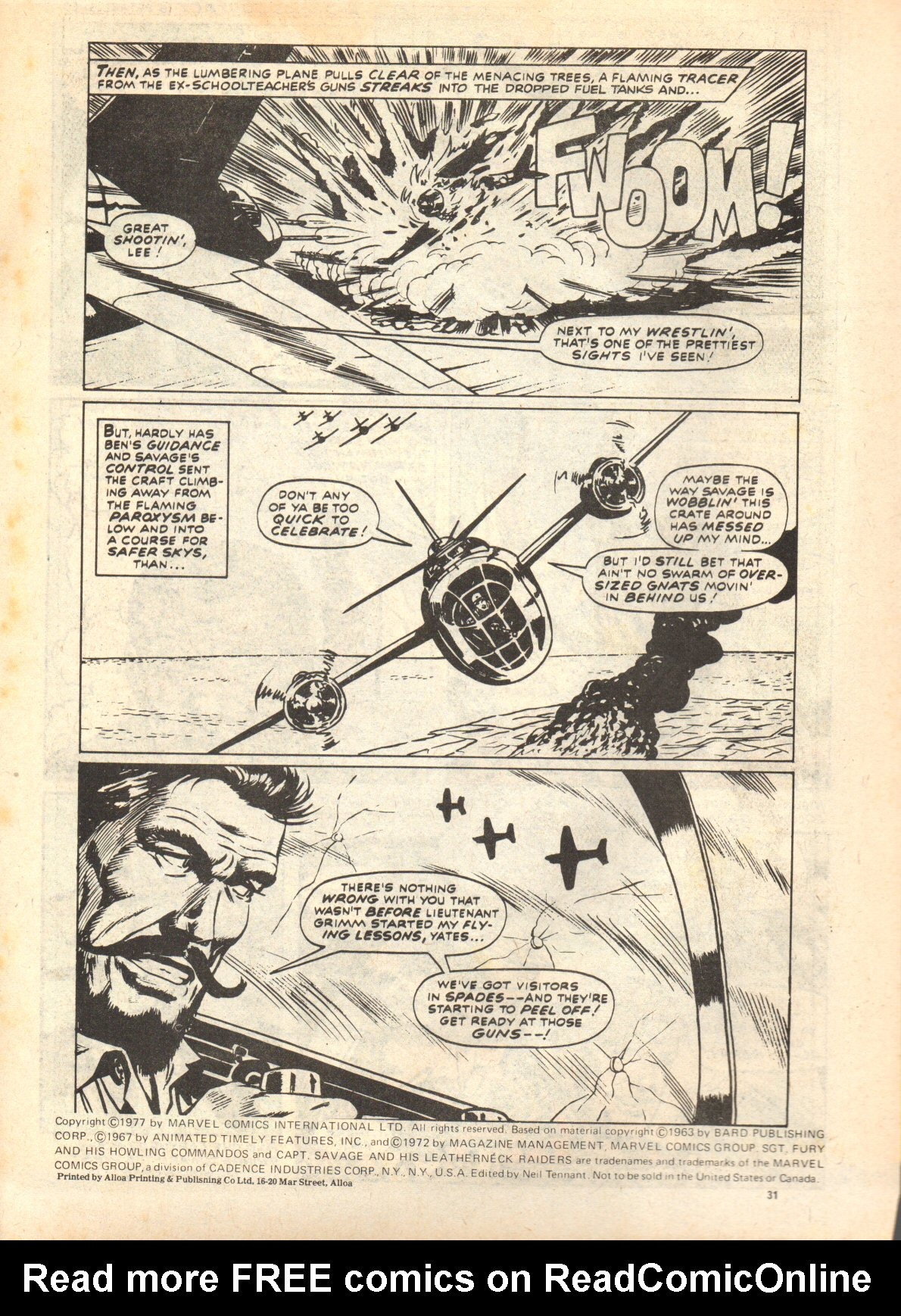 Read online Fury (1977) comic -  Issue #12 - 31