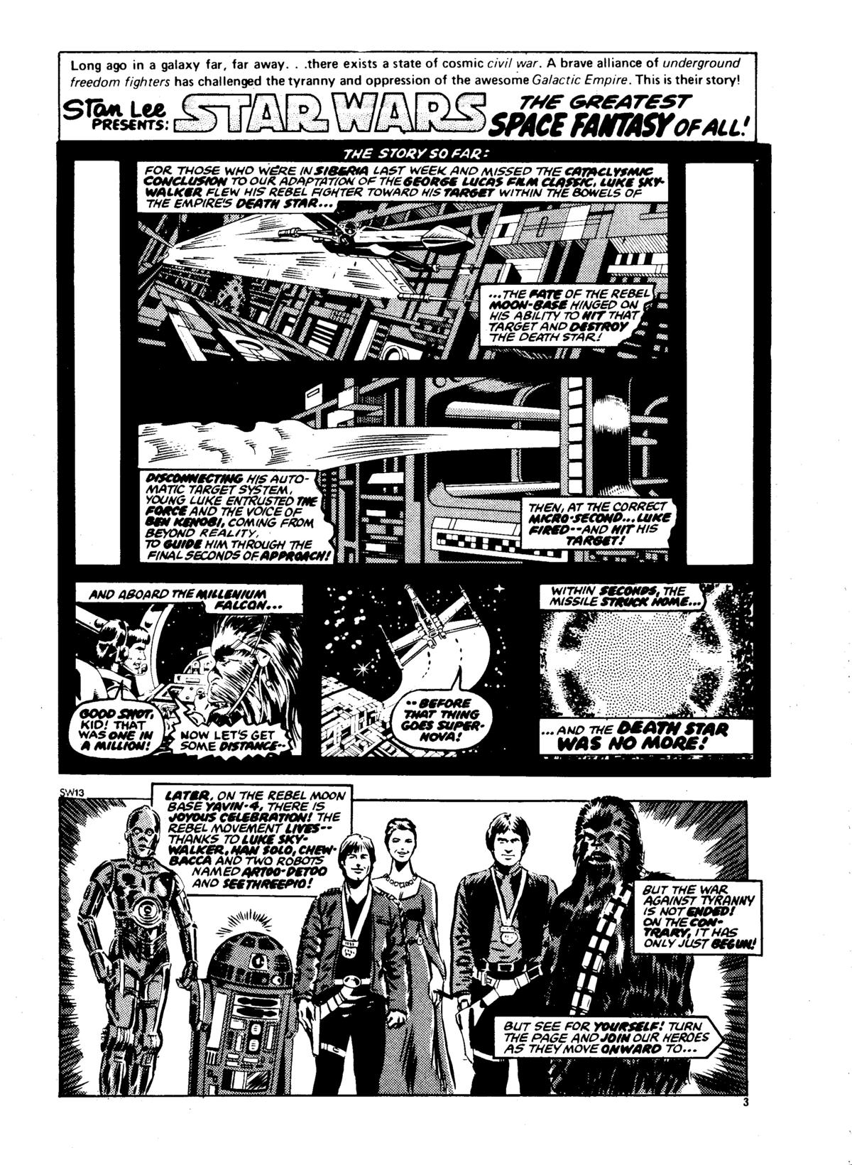 Read online Star Wars Weekly comic -  Issue #13 - 3