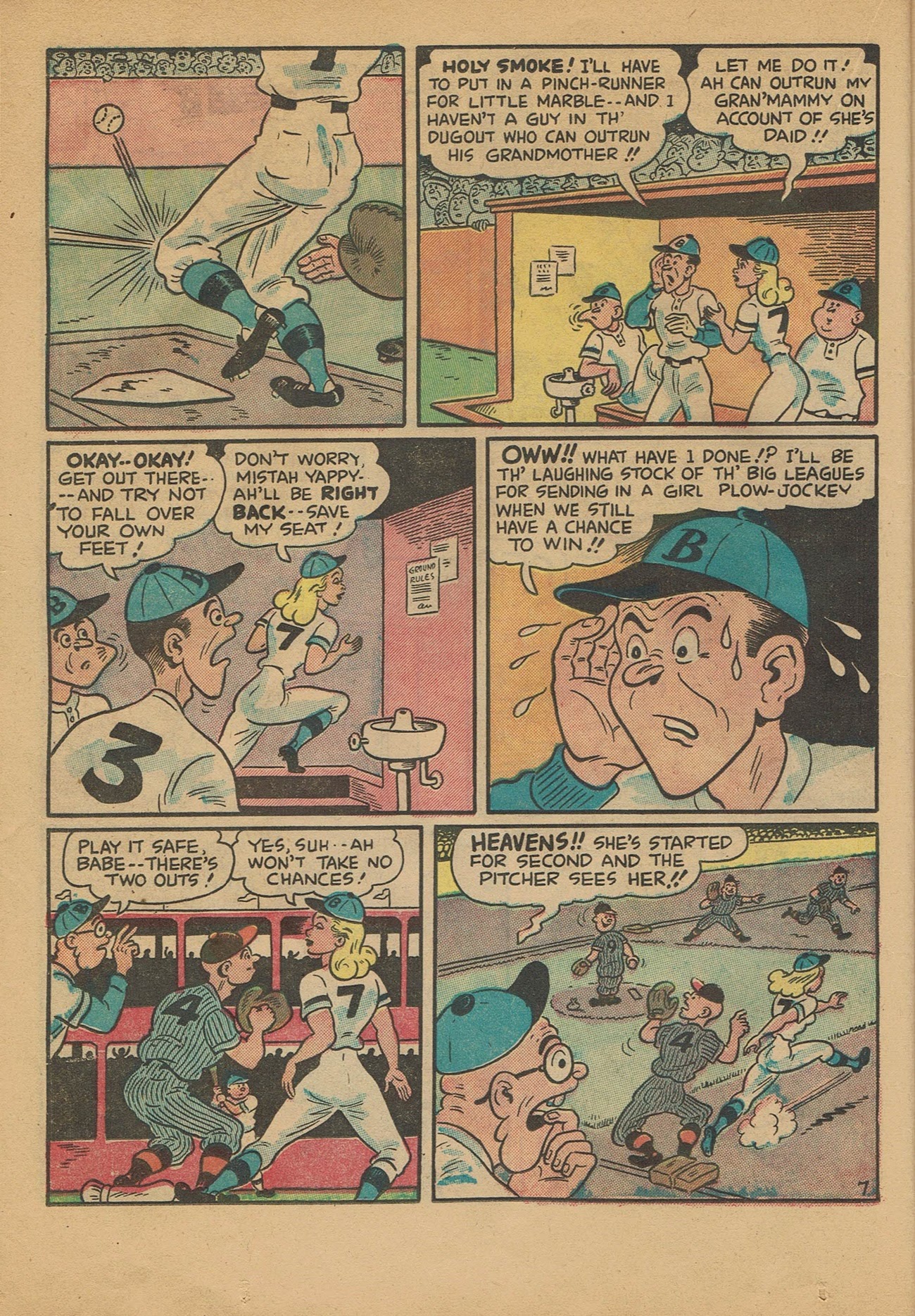 Read online Babe (1948) comic -  Issue #2 - 20