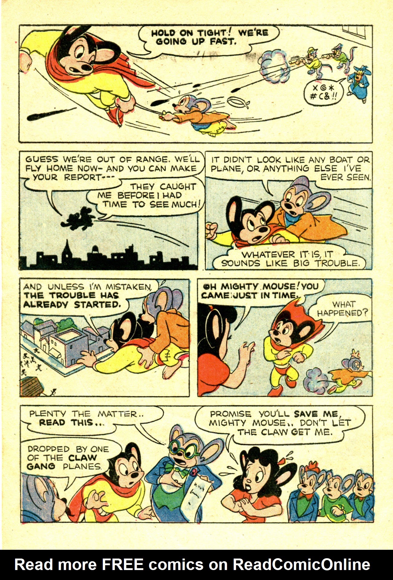 Read online Paul Terry's Mighty Mouse Comics comic -  Issue #36 - 5