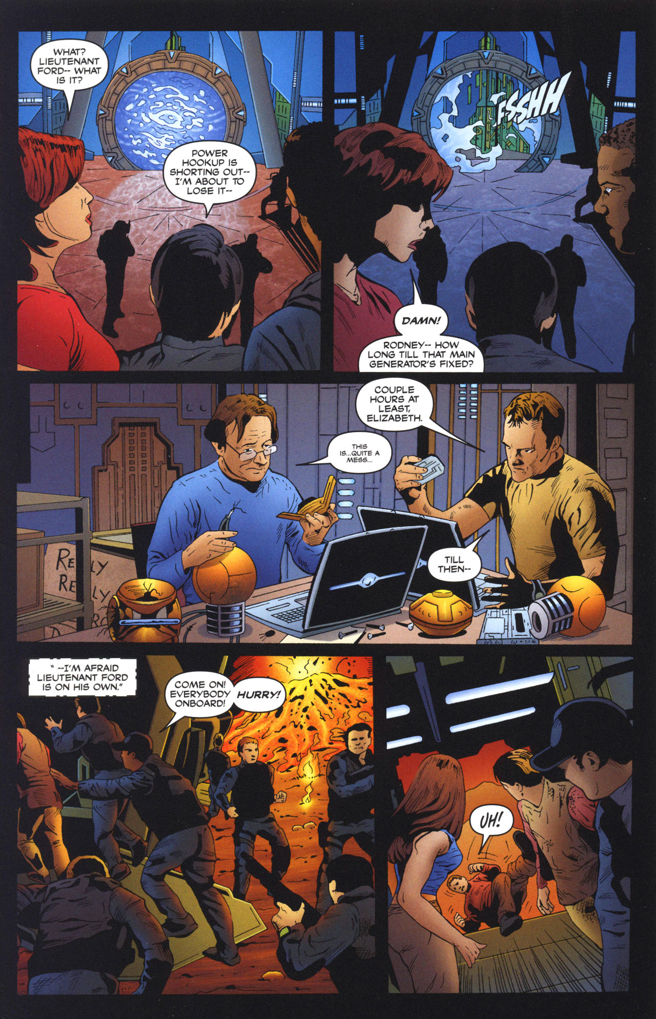 Read online Stargate Atlantis: Wraithfall comic -  Issue #3 - 12