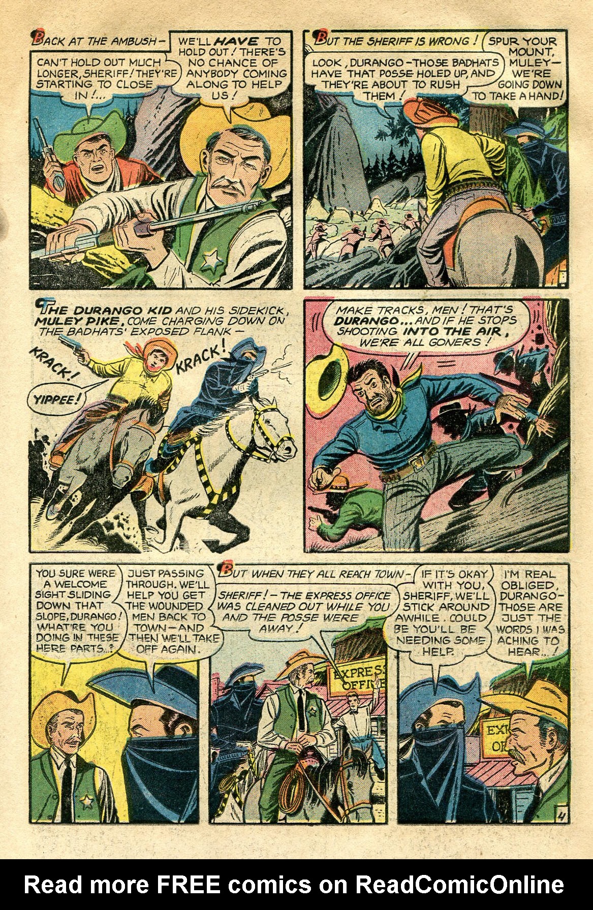 Read online Charles Starrett as The Durango Kid comic -  Issue #40 - 15