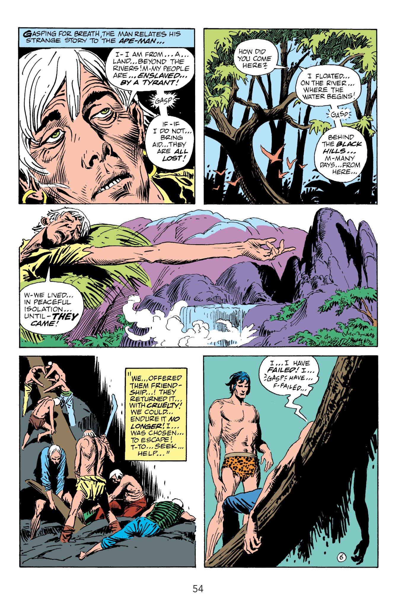 Read online Edgar Rice Burroughs' Tarzan The Joe Kubert Years comic -  Issue # TPB 2 (Part 1) - 55