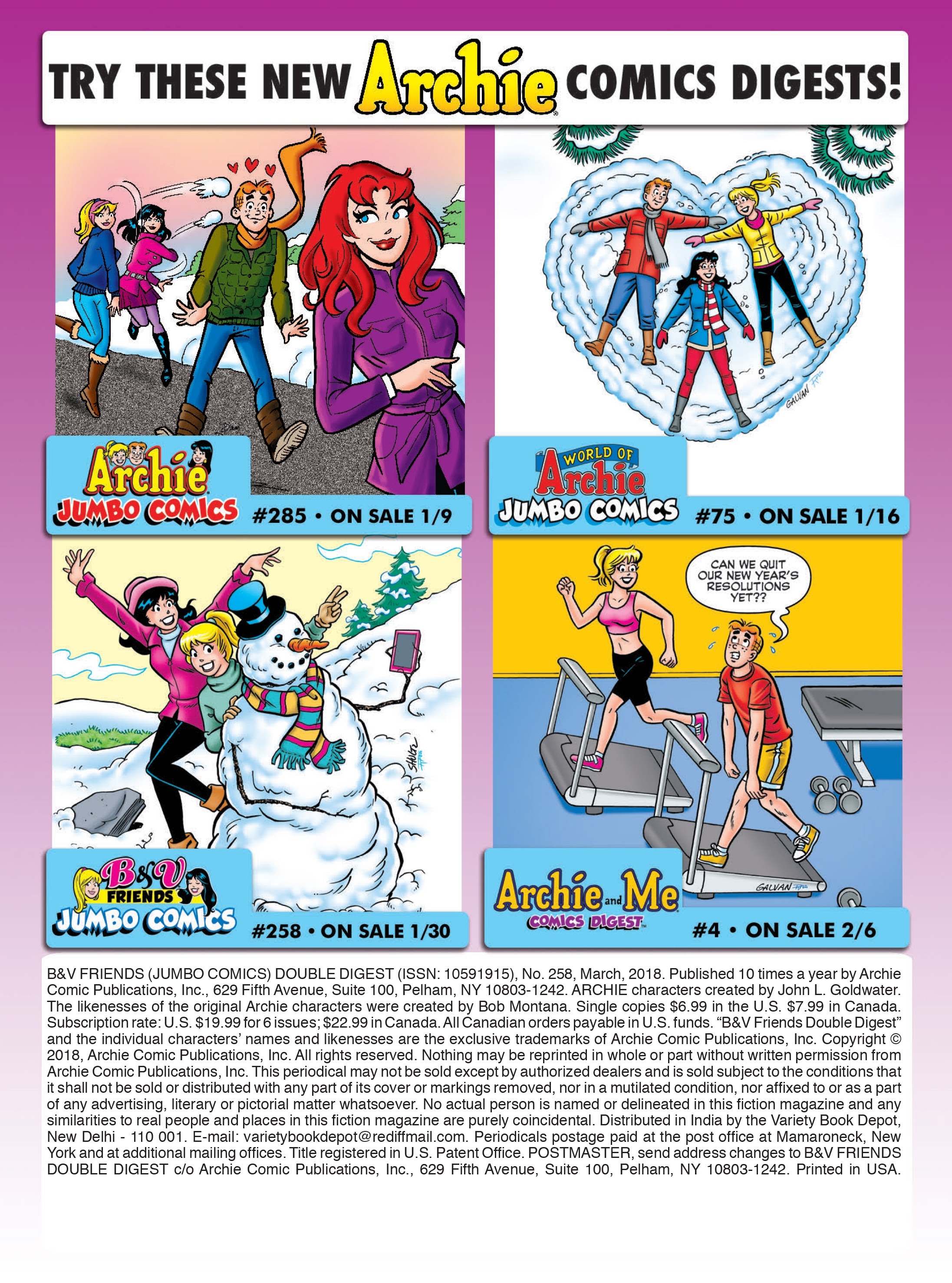 Read online Betty & Veronica Friends Double Digest comic -  Issue #258 - 181