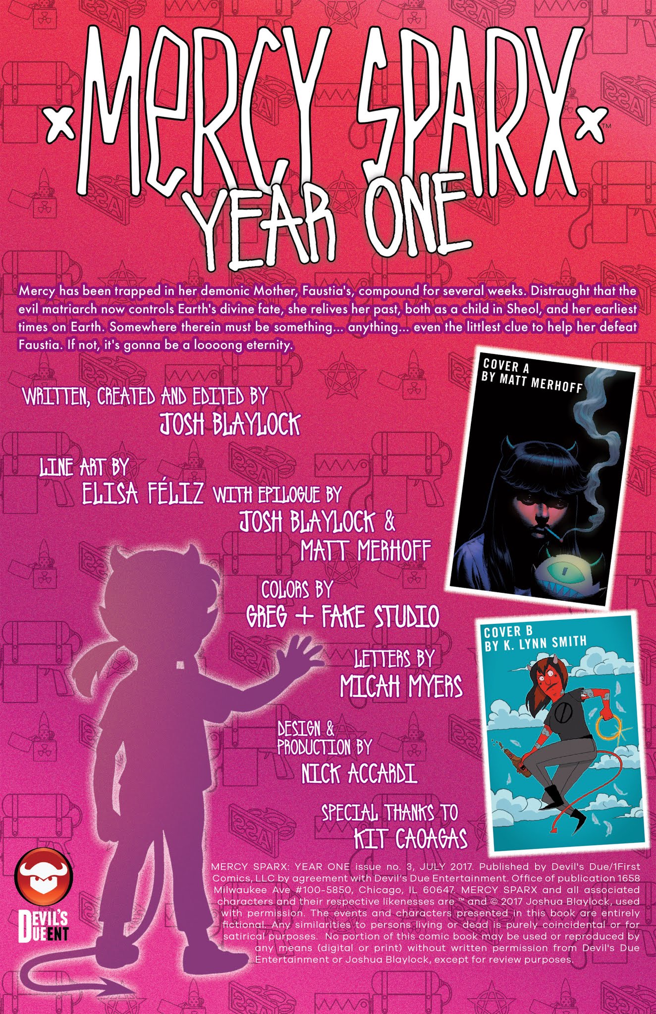 Read online Mercy Sparx Year One comic -  Issue #3 - 2