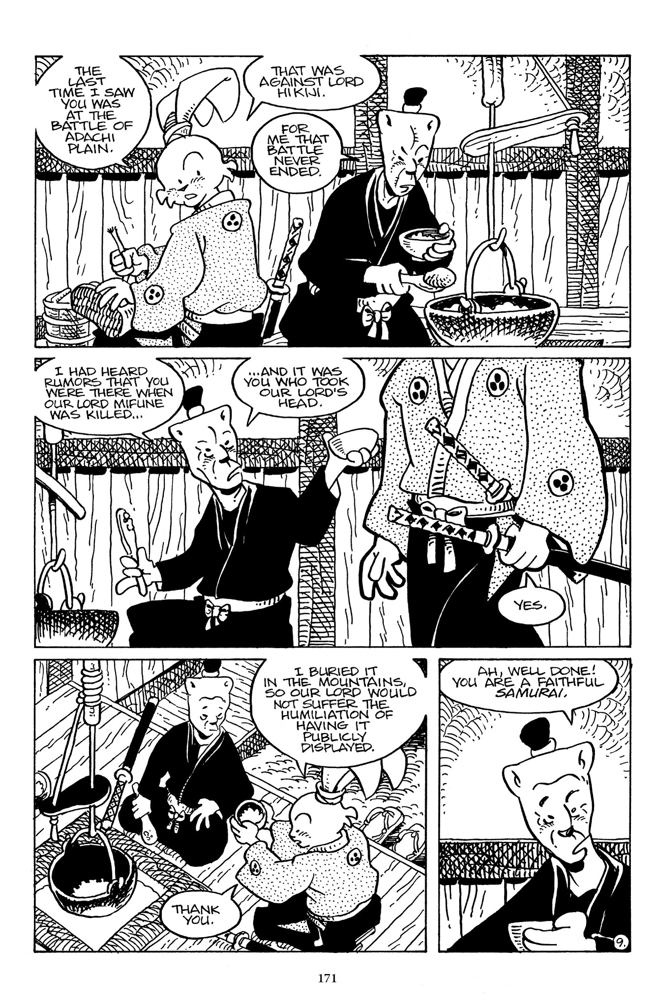 Read online The Usagi Yojimbo Saga comic -  Issue # TPB 7 - 167