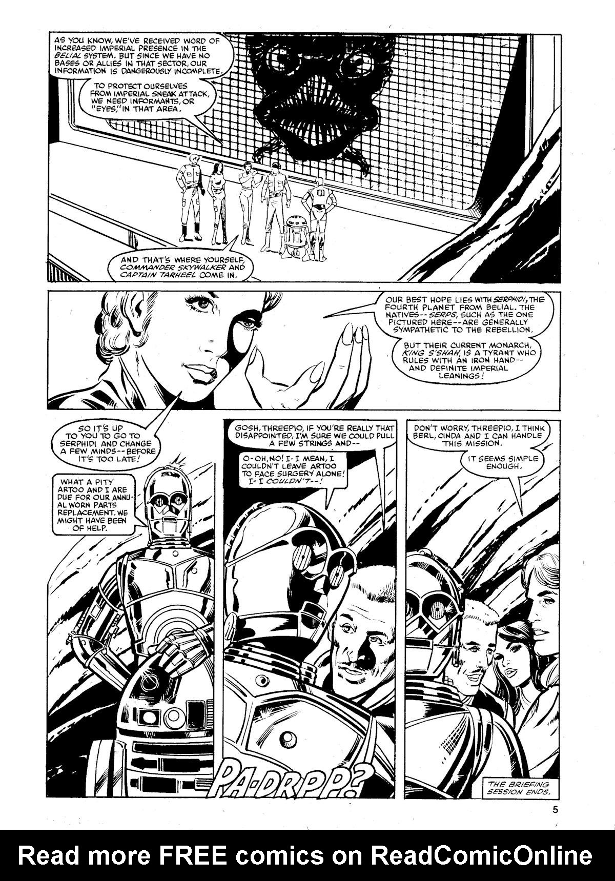 Read online Star Wars Weekly comic -  Issue #164 - 5