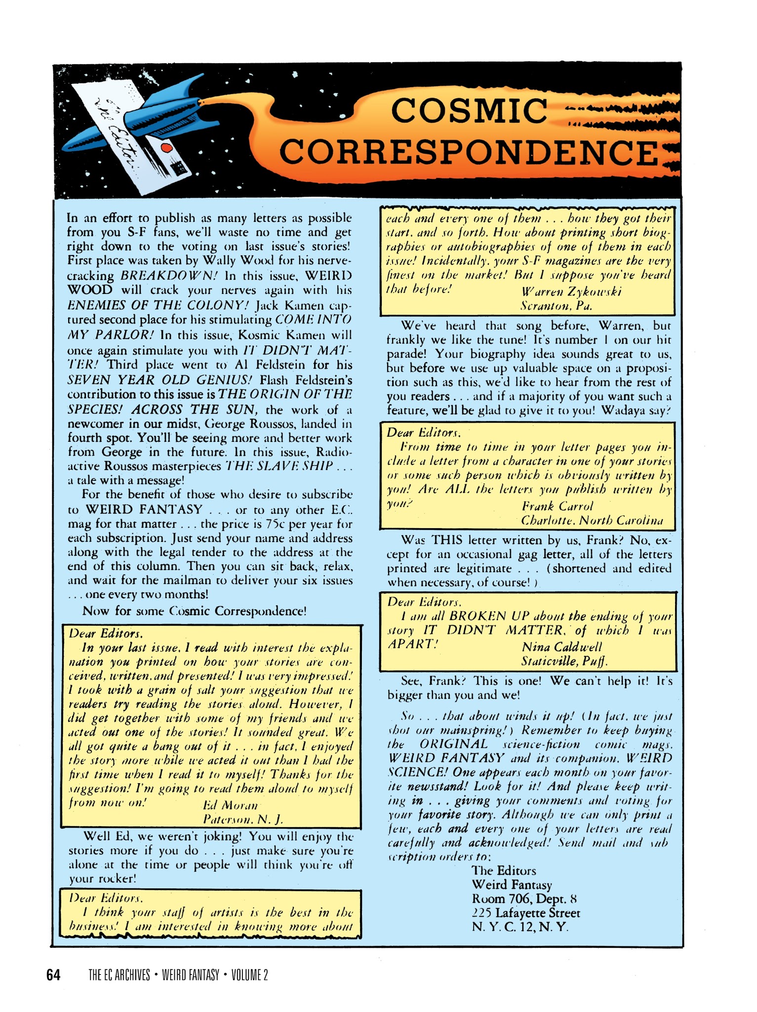 Read online The EC Archives: Weird Fantasy comic -  Issue # TPB 2 (Part 1) - 66