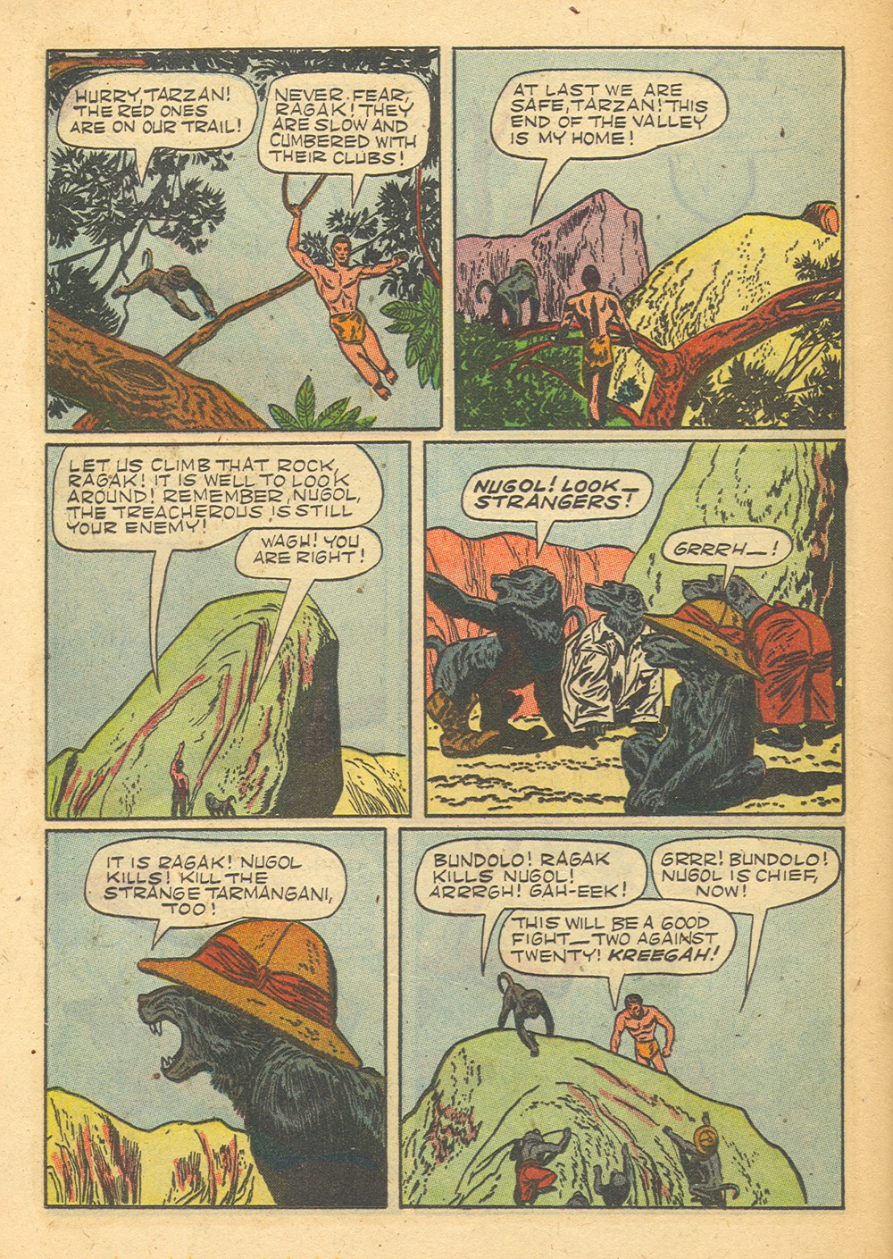 Read online Tarzan (1948) comic -  Issue #32 - 24