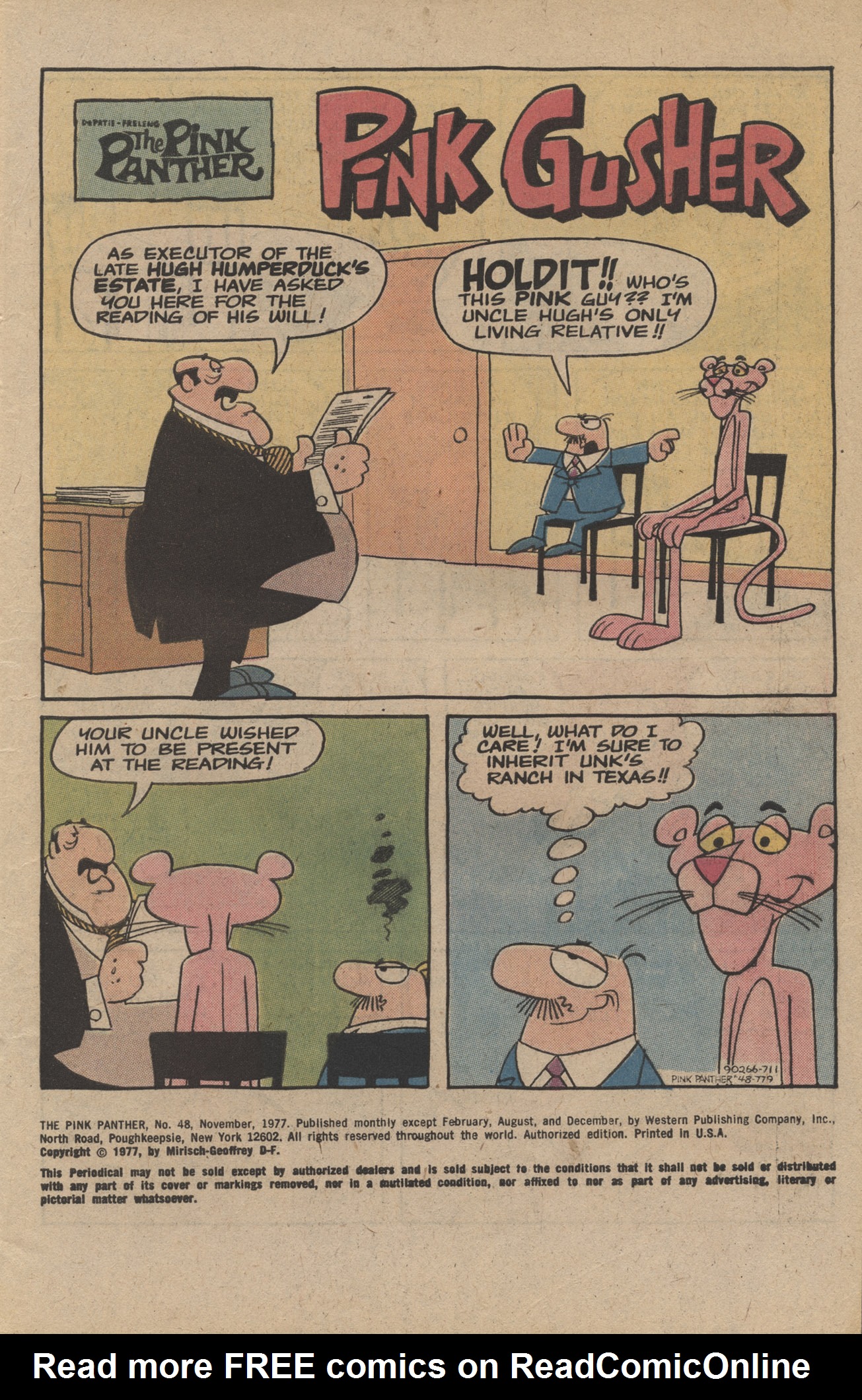 Read online The Pink Panther (1971) comic -  Issue #48 - 3