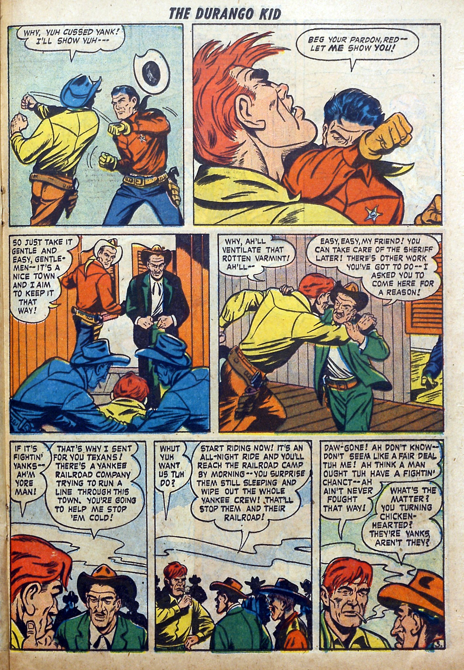 Read online Charles Starrett as The Durango Kid comic -  Issue #1 - 21