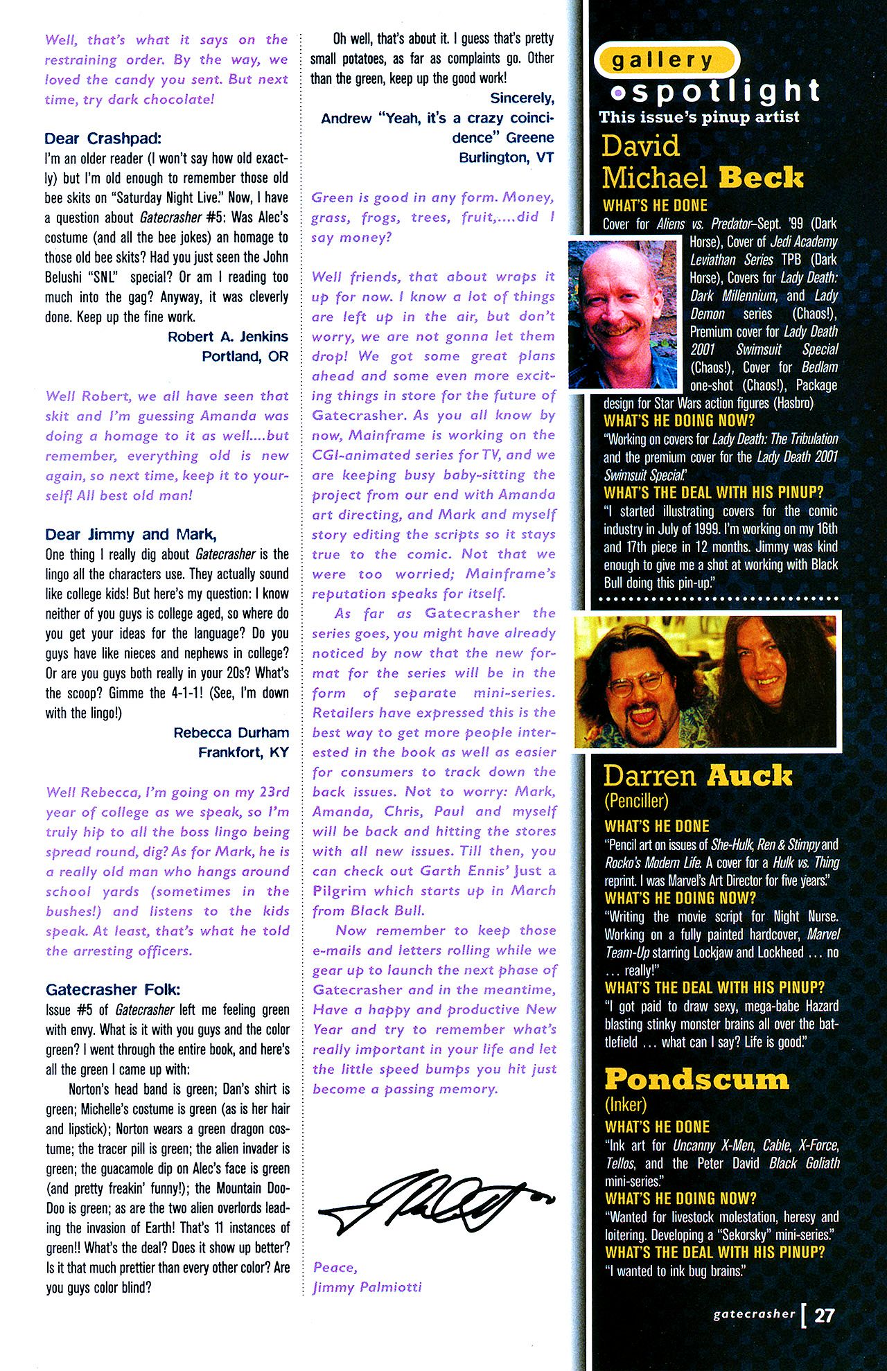 Read online Gatecrasher comic -  Issue #6 - 28