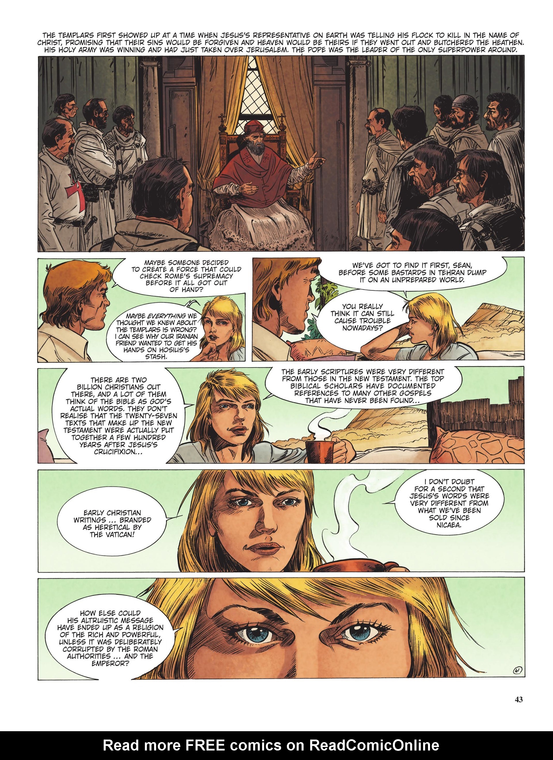 Read online The Last Templar comic -  Issue #6 - 44