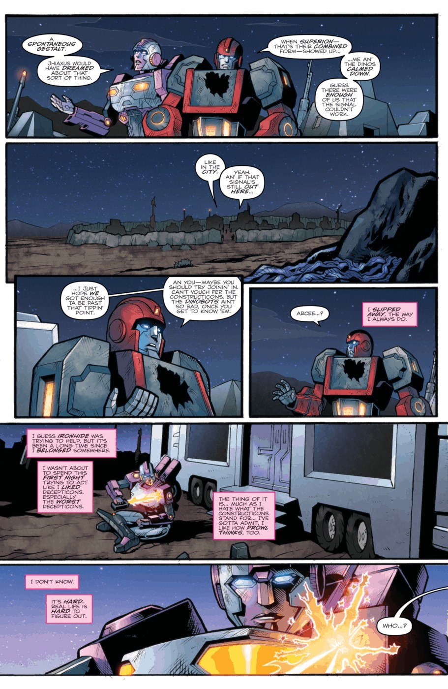 Read online Transformers: Robots In Disguise (2012) comic -  Issue #18 - 22