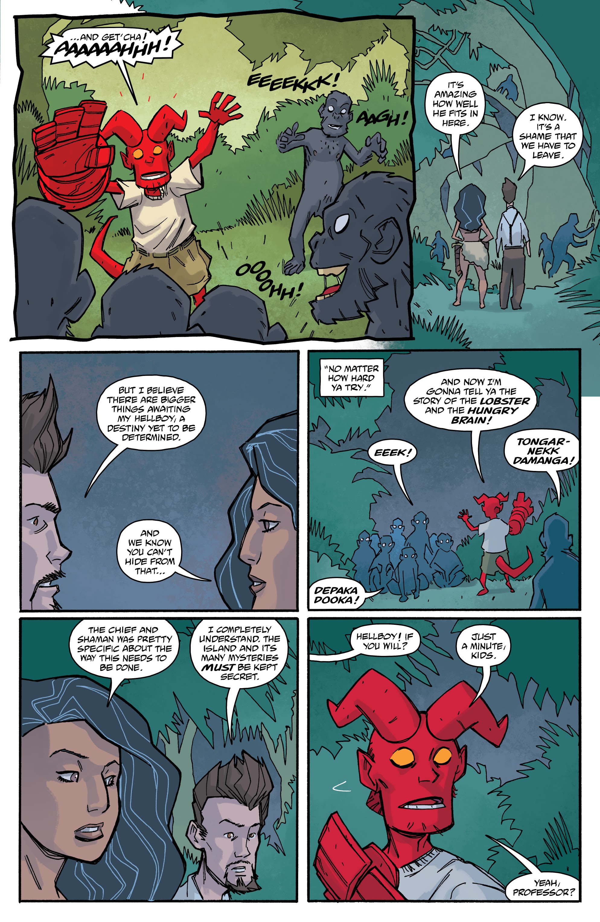 Read online Young Hellboy comic -  Issue #4 - 21