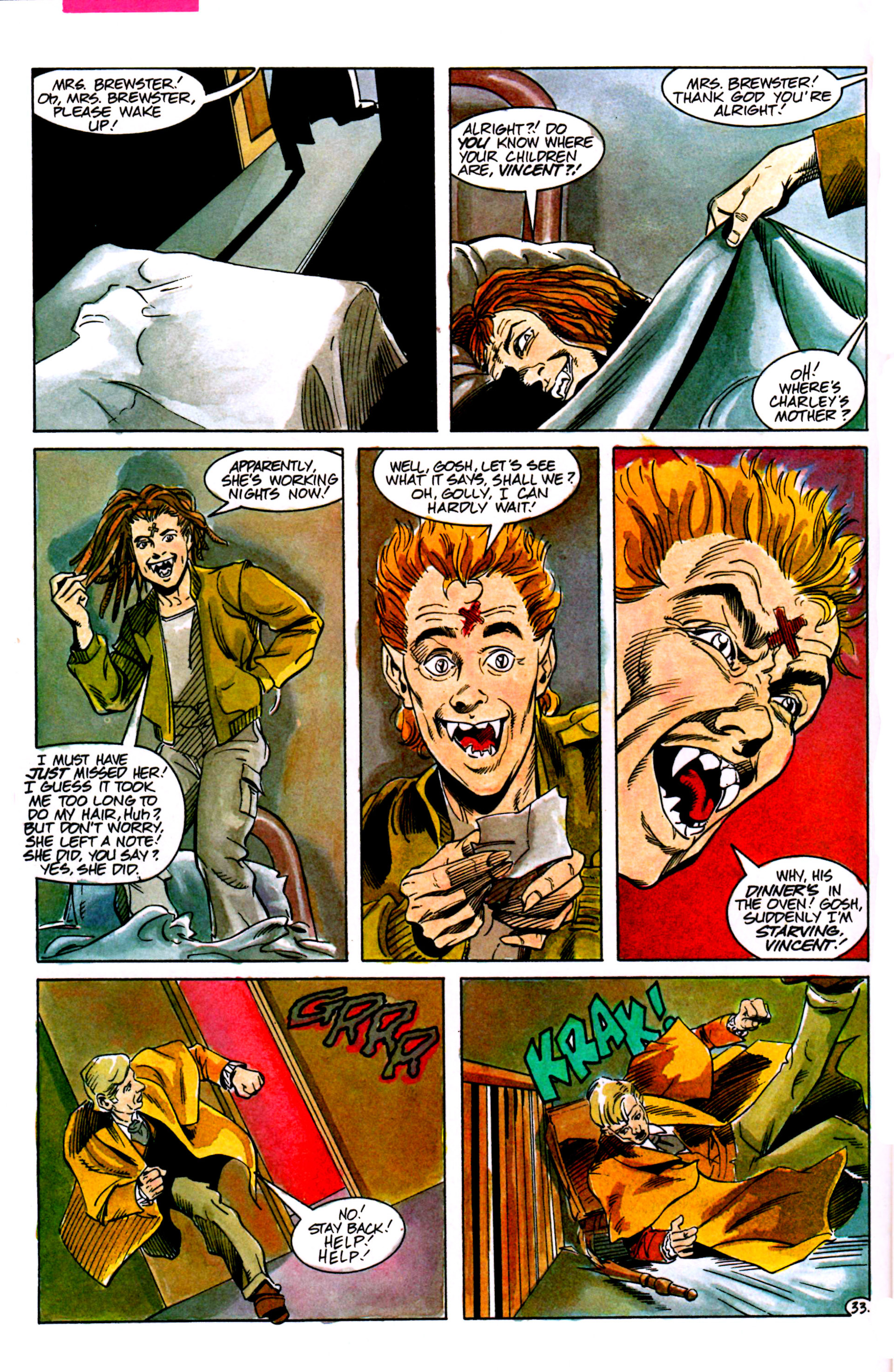 Read online Fright Night (1988) comic -  Issue #2 - 16