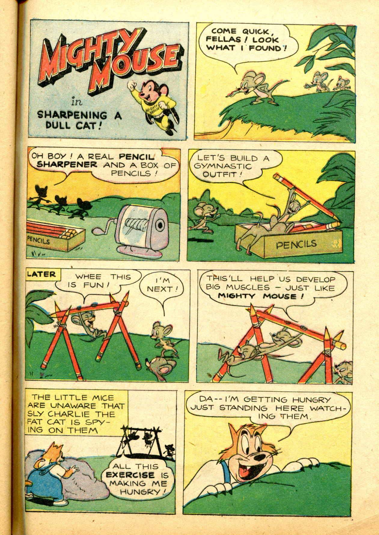 Read online Paul Terry's Mighty Mouse Comics comic -  Issue #39 - 93