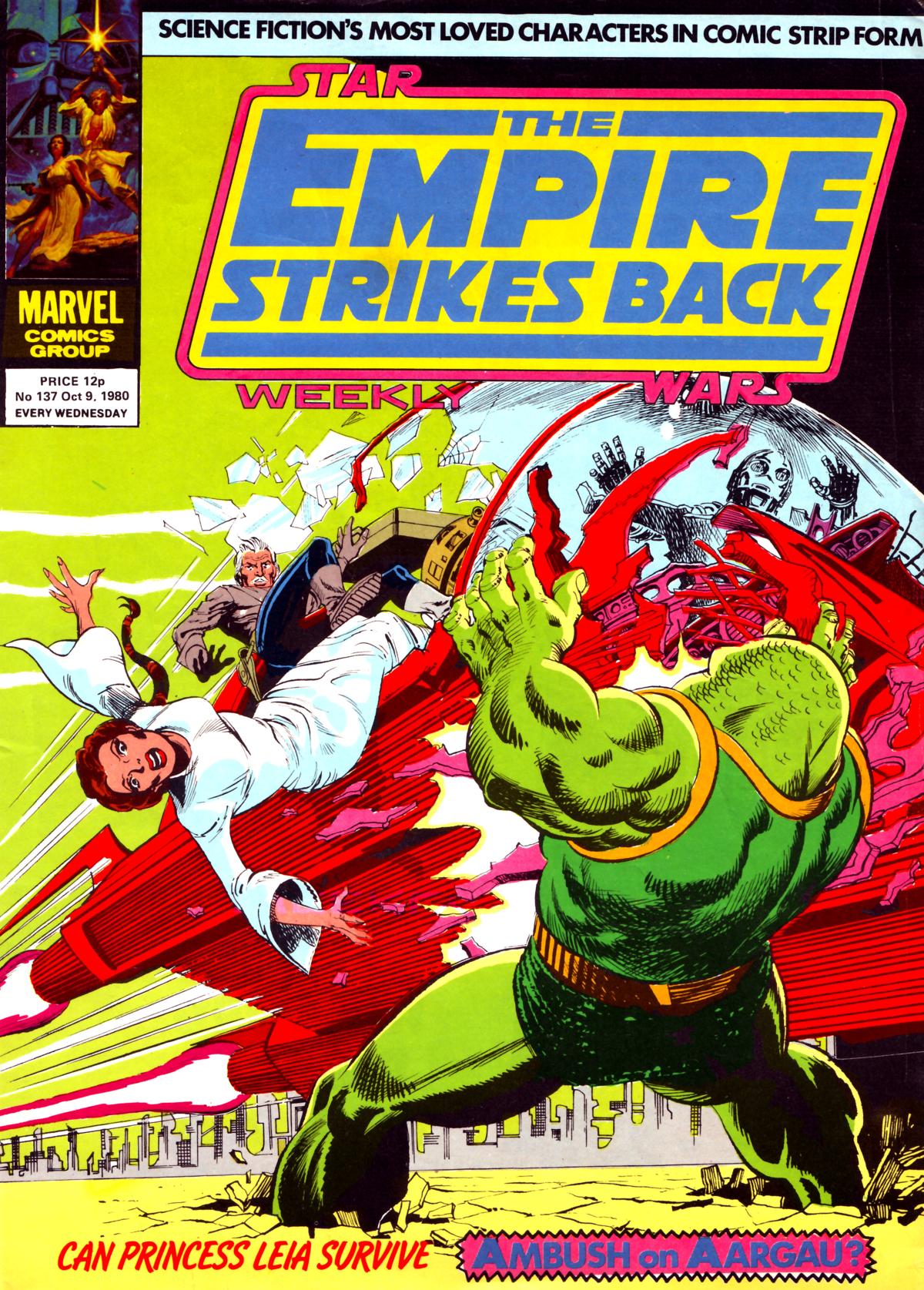 Read online Star Wars Weekly: The Empire Strikes Back comic -  Issue #137 - 1