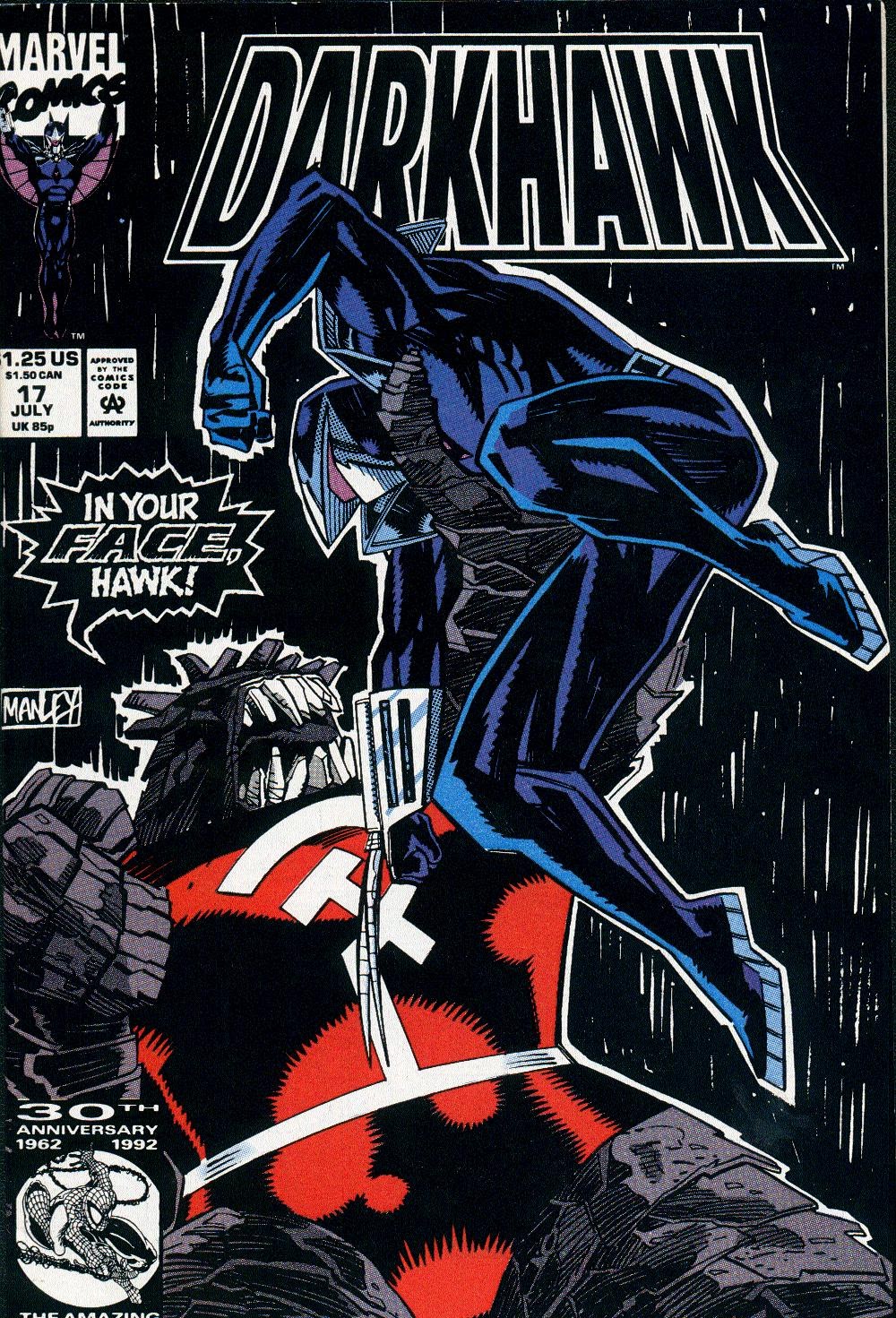 Read online Darkhawk (1991) comic -  Issue #17 - 1